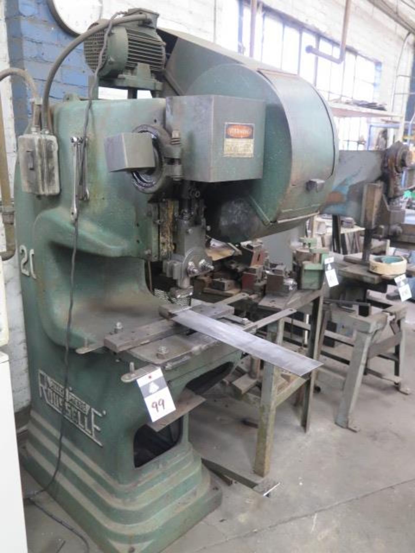 Rousselle 2G 15 Ton Straight Side Press s/n 20560 w/ 170 Strokes/Min, SOLD AS IS AND PARTS ONLY - Image 3 of 8