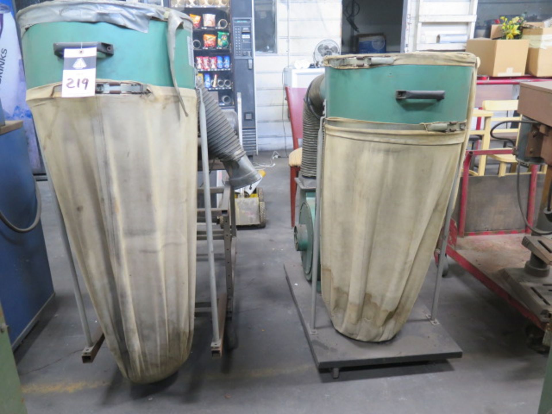 Central Machinery 2Hp Dust Collectors (2) (SOLD AS-IS - NO WARRANTY)