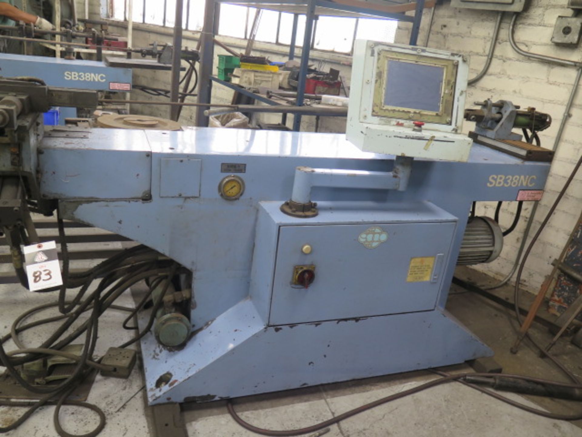 Soco SB38NC 38mm Hydraulic Tube Bender w/ PLC Controls, Up to 9 Programmable Bends (SOLD AS-IS - - Image 2 of 11