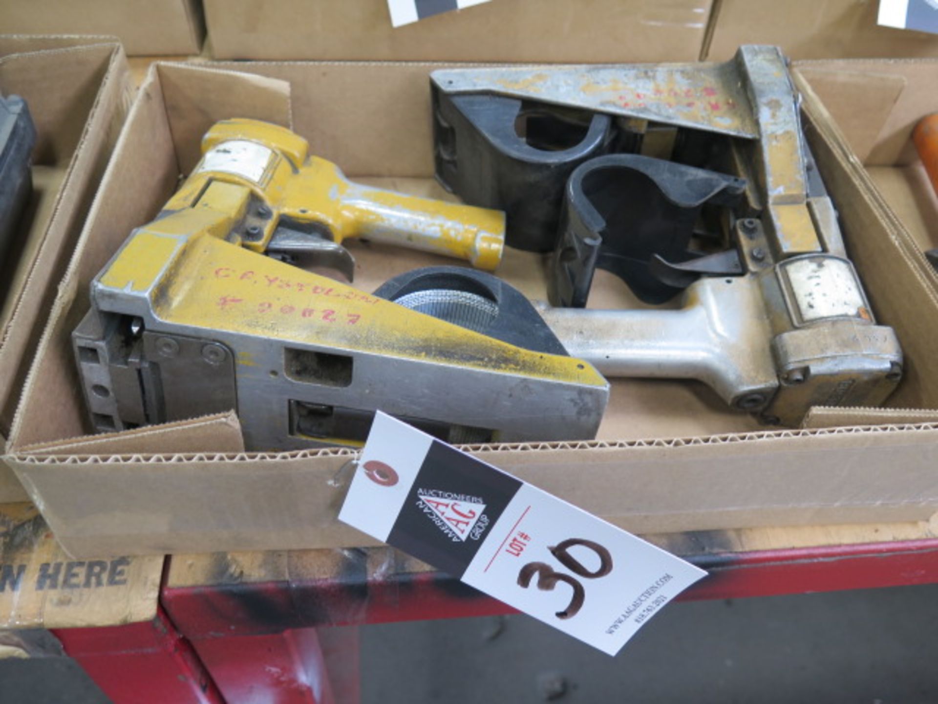 Pneumatic Box Staplers (2) (SOLD AS-IS - NO WARRANTY)