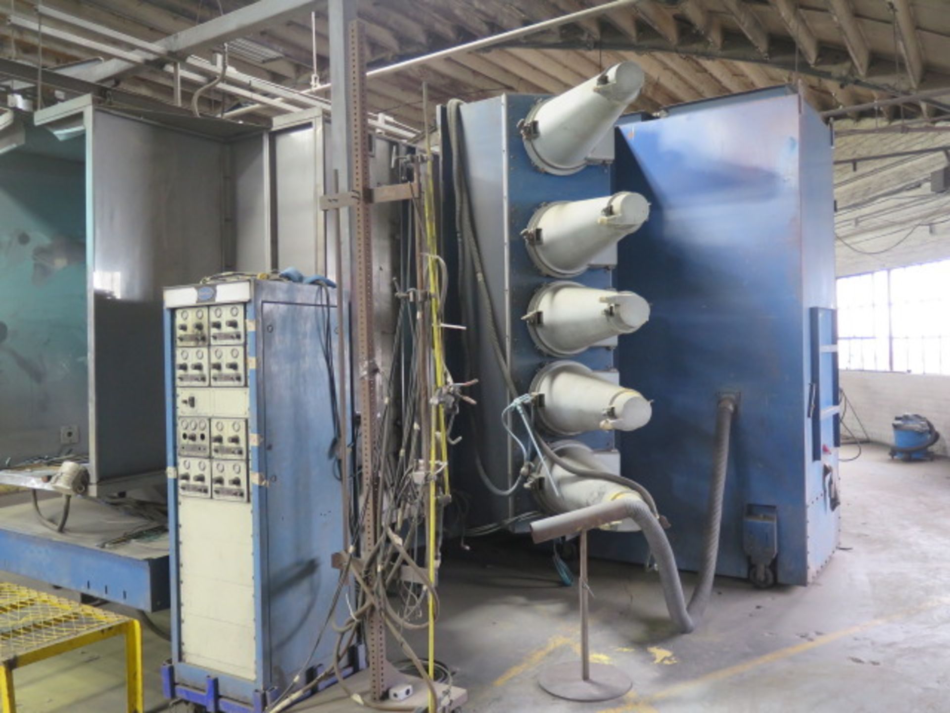 Nordson CK-05 Powder Coating System w/ 20’W x 25’L x 9’6”H Booth, (14) 13” Dia x 36”L Primary - Image 4 of 16