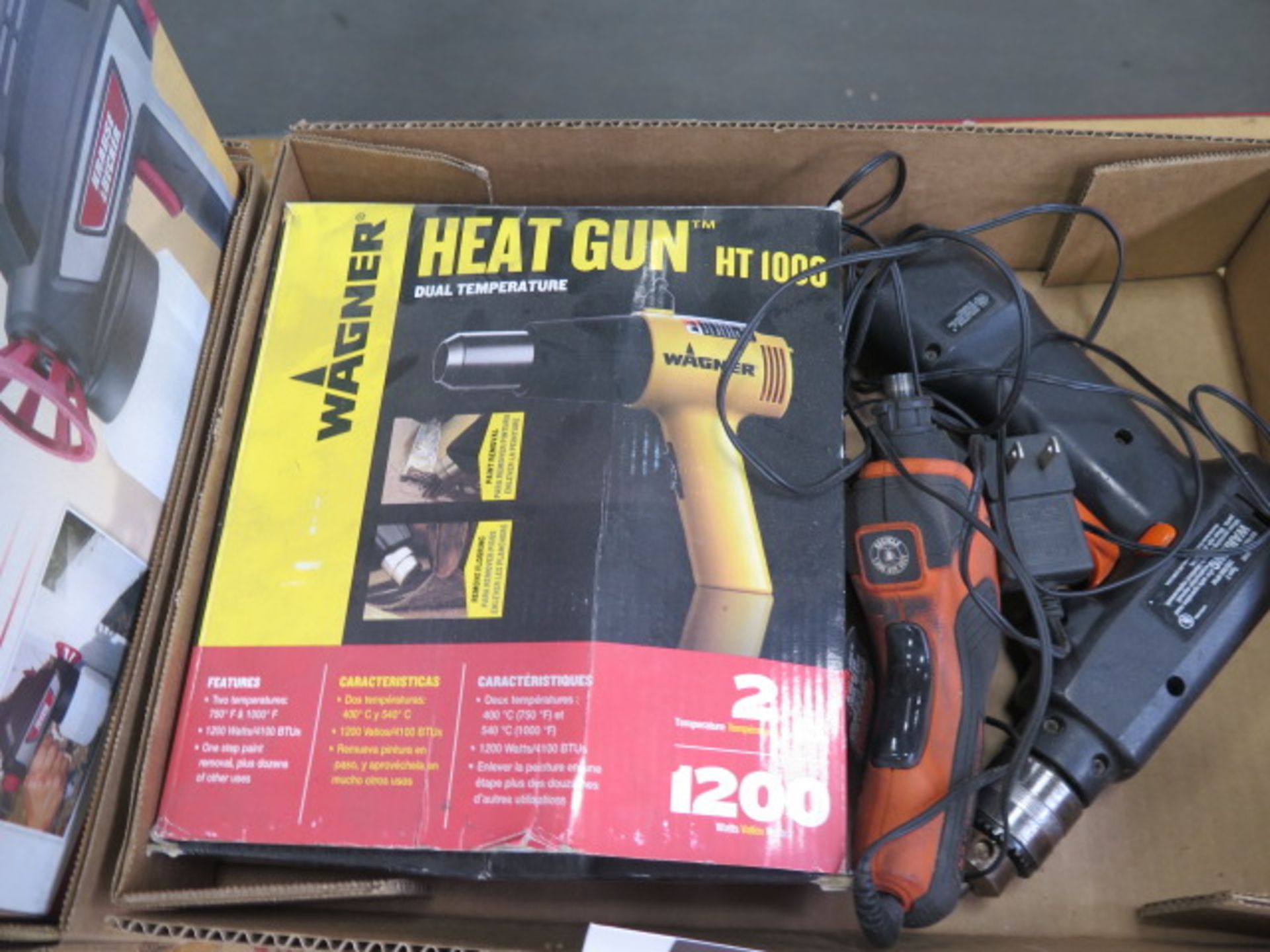 Heat Gun and Cordless Drills (3) (SOLD AS-IS - NO WARRANTY) - Image 2 of 2