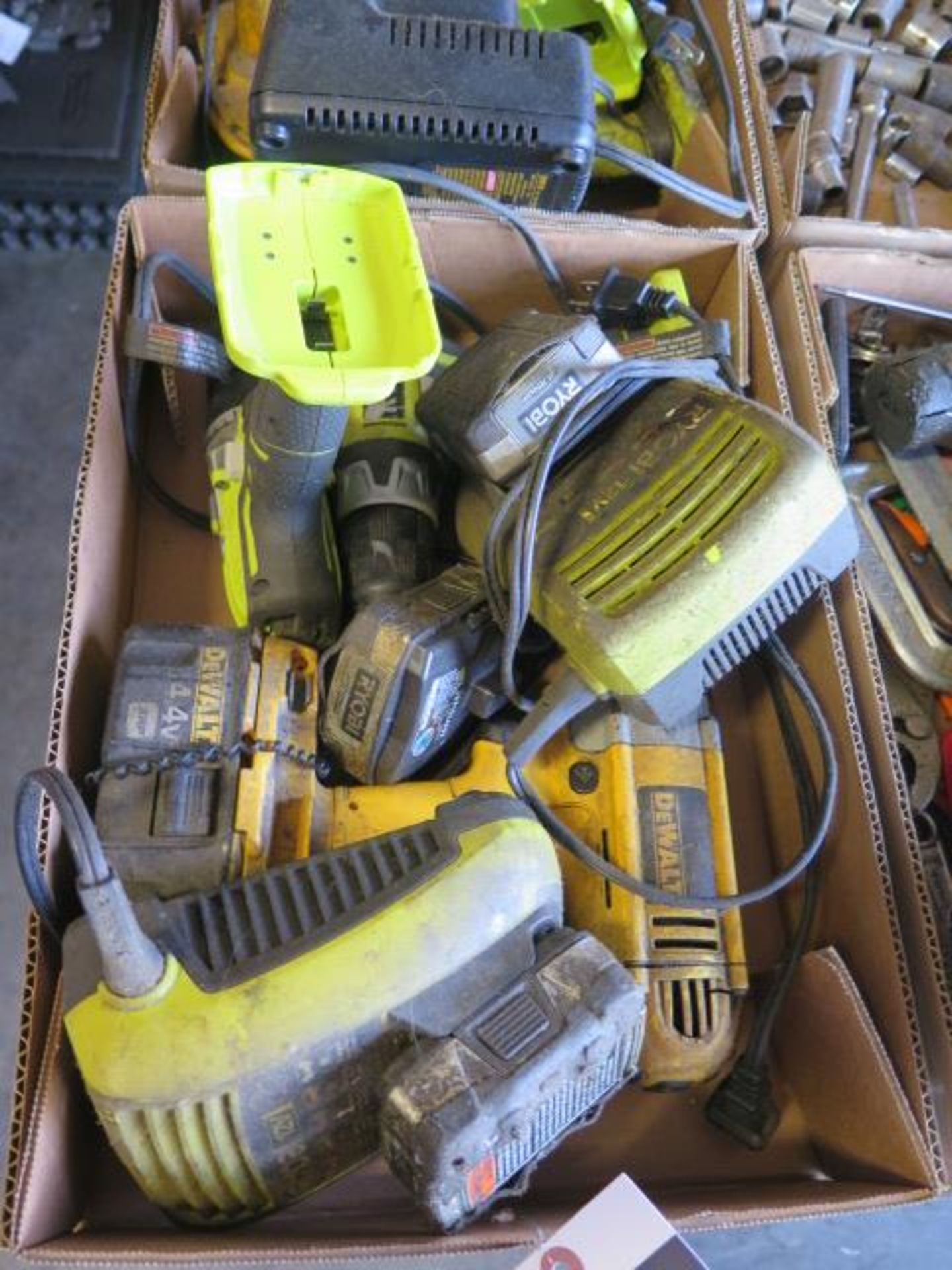 DeWalt and Ryobi Cordless Tools w/ Chargers (SOLD AS-IS – NO WARRANTY) - Image 2 of 6