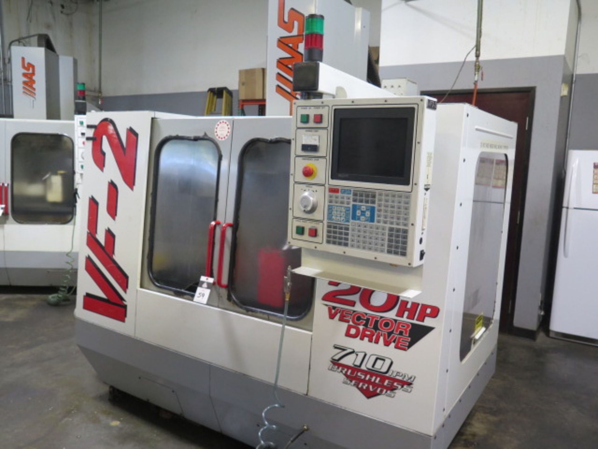 1998 Haas VF-2 4-Axis CNC Vertical Machining Center s/n 16681 w/ Haas Controls, 20-Station ATC, - Image 2 of 17