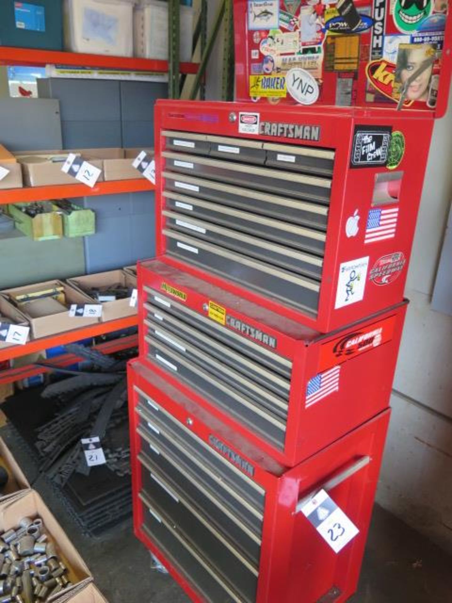 Craftsman Roll-A-Way Tool Box w/ Tools (SOLD AS-IS – NO WARRANTY)