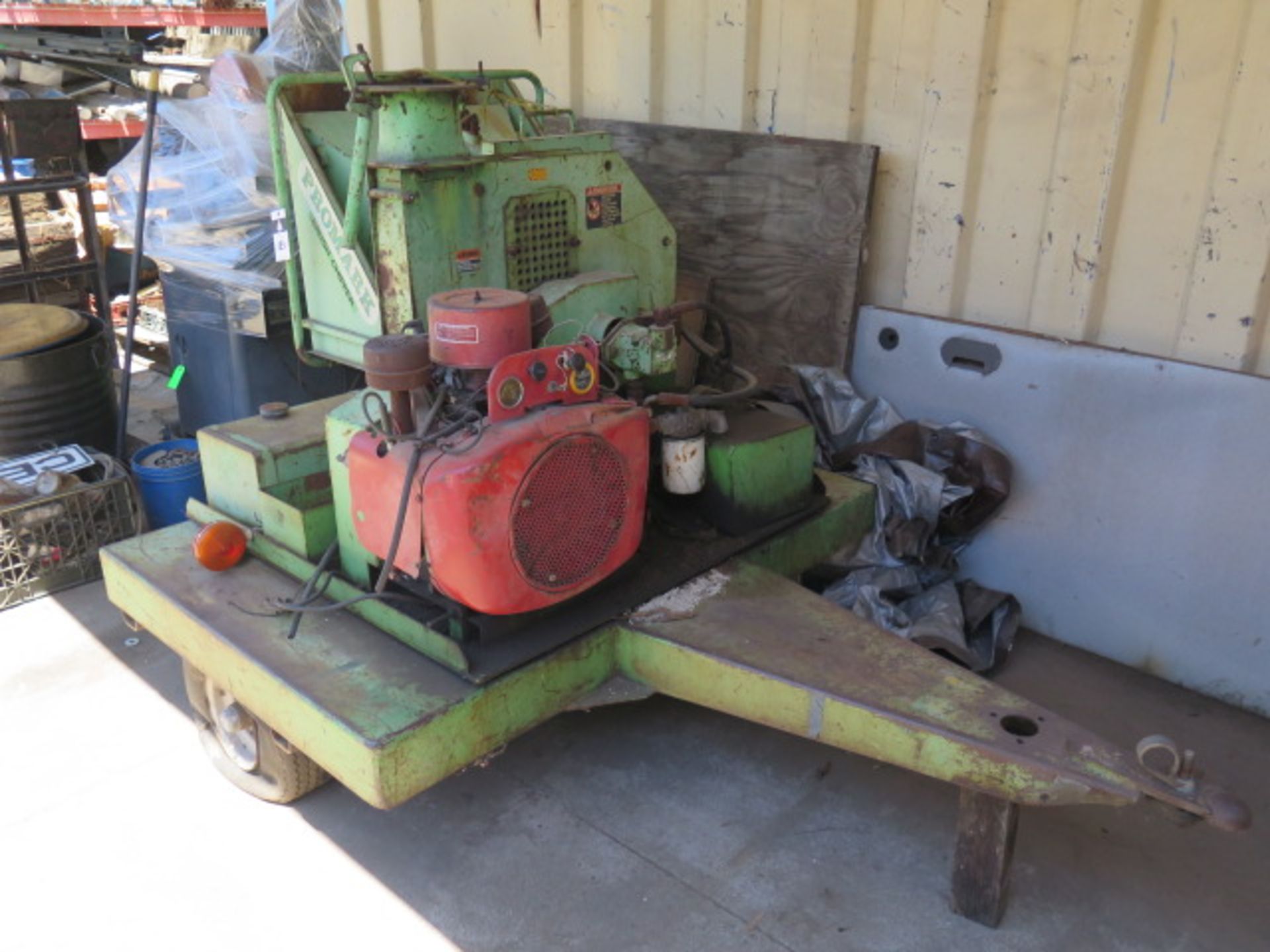 Towable Promark Brush Chipper w/ Kohler Gas Engine (NEEDS DISCHARGE CHUTE) (SOLD AS-IS – NO WARR