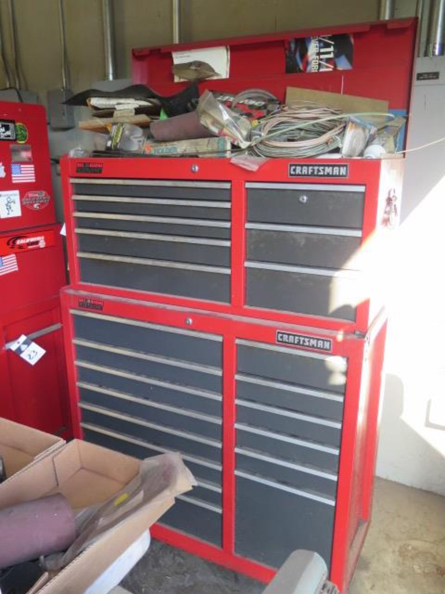 Craftsman Roll-A-Way Tool Box w/ Tools (SOLD AS-IS – NO WARRANTY)