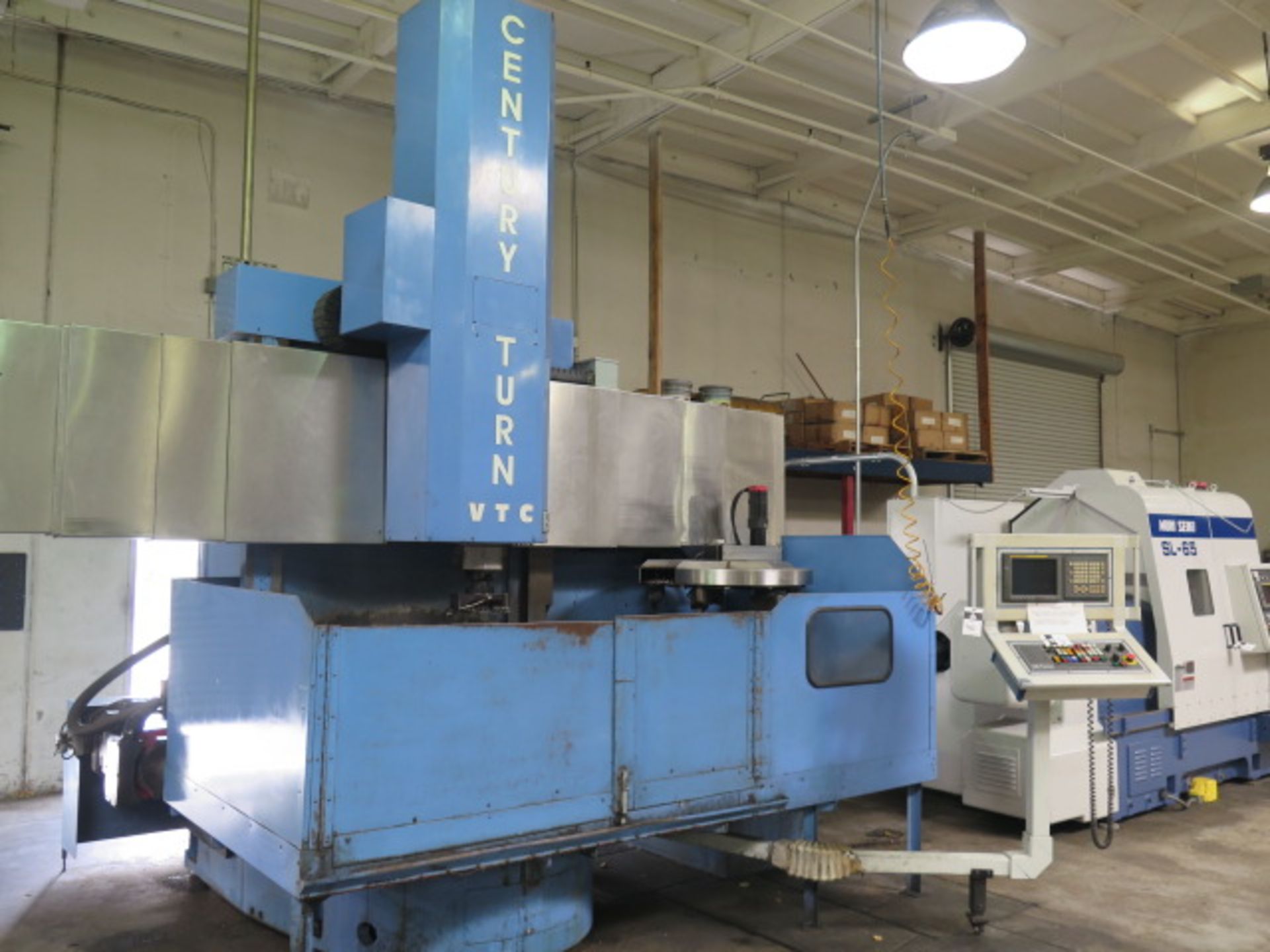 2007 New Century “Century Turn CNC VTC” 56” Chuck s/n 2620 w/ Fanuc Series 18i-T SOLD AS IS - Image 2 of 16