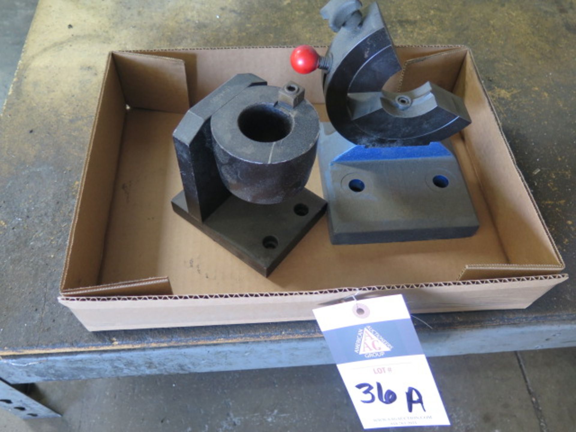 40-Taper Tooling Blocks (2) (SOLD AS-IS - NO WARRANTY)