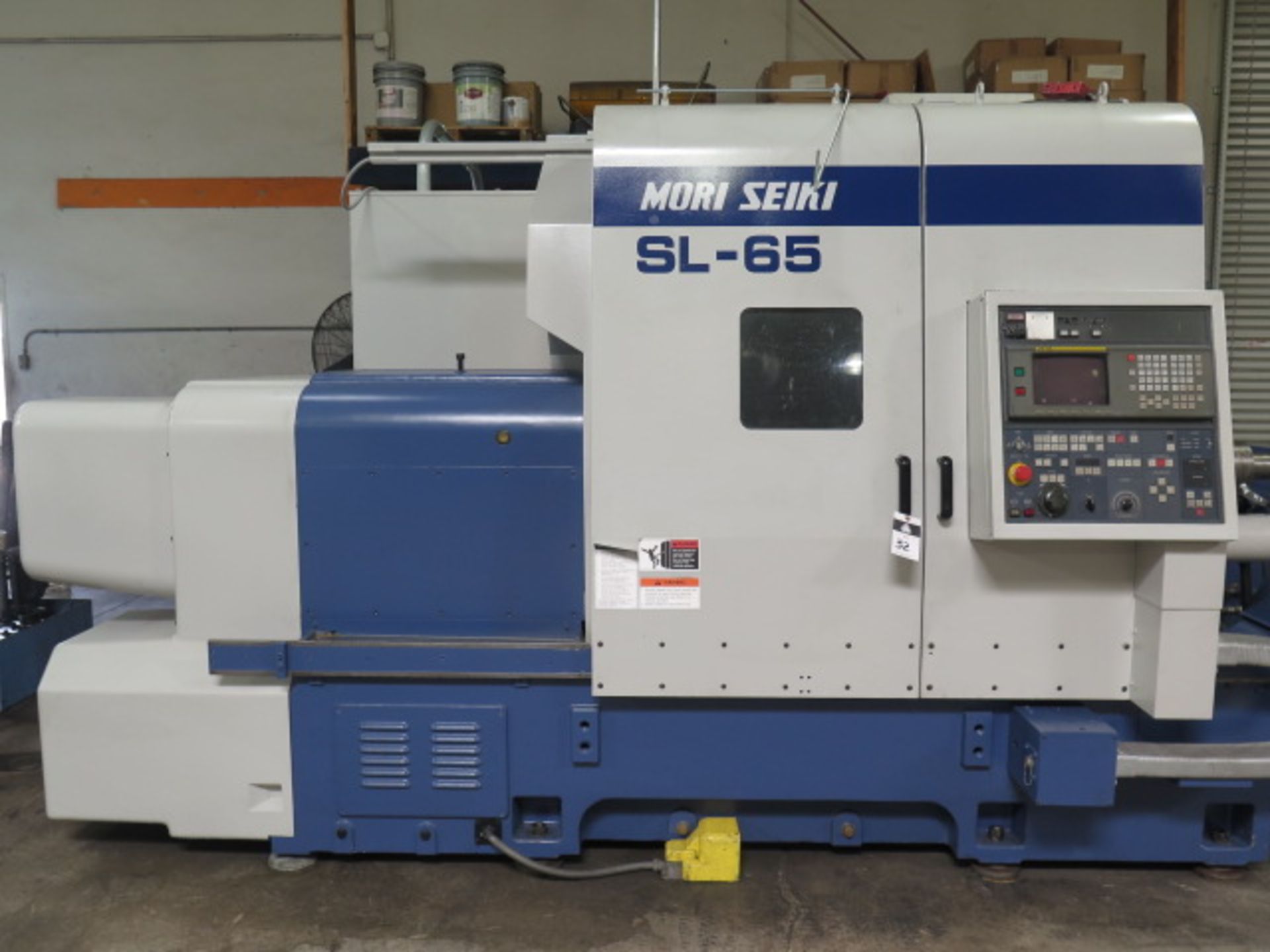 Mori Seiki SL-65A CNC Turning Center s/n 1146 w/ Fanuc Series MF-T6 Controls, SOLD AS IS - Image 4 of 16