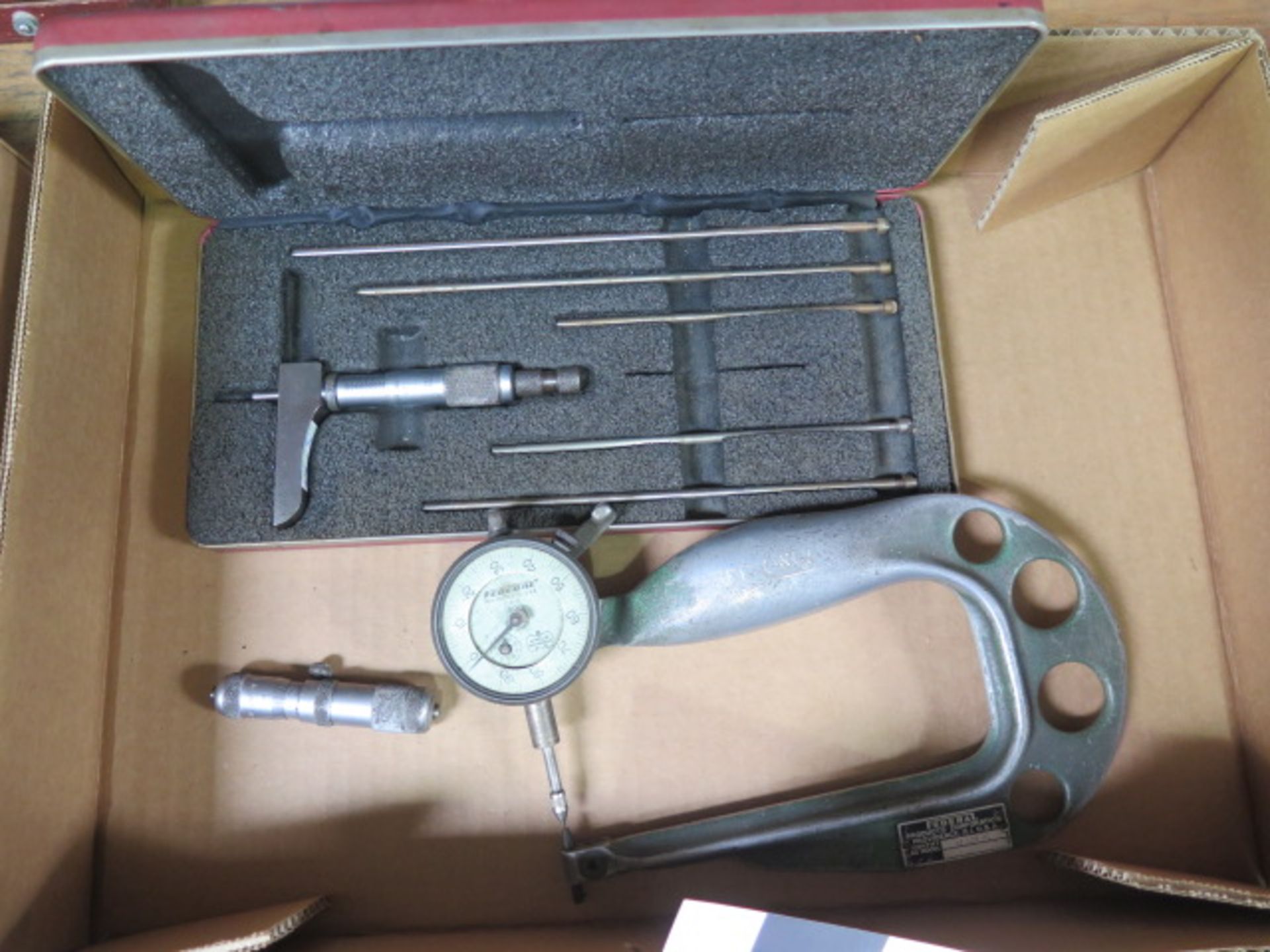 Starrett 6" Depth Mic, Federal Dial Snap Gage and NSK ID Mic (SOLD AS-IS - NO WARRANTY) - Image 2 of 5