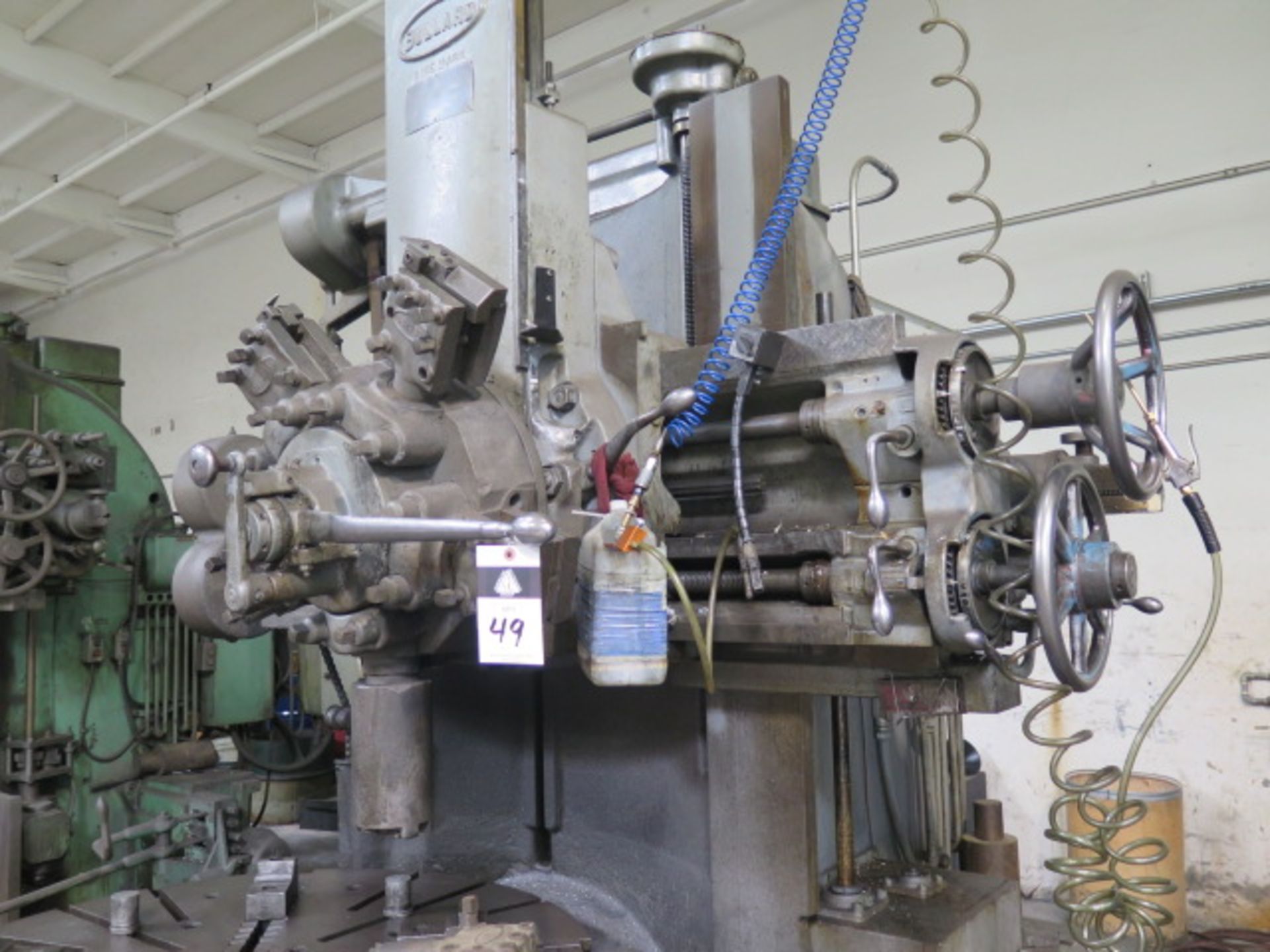 Bullard 50” Vertical Turret Lathe s/n 20938 w/ 5-Station Turret, 50" Chuck, 57" Swing, SOLD AS IS - Image 4 of 14