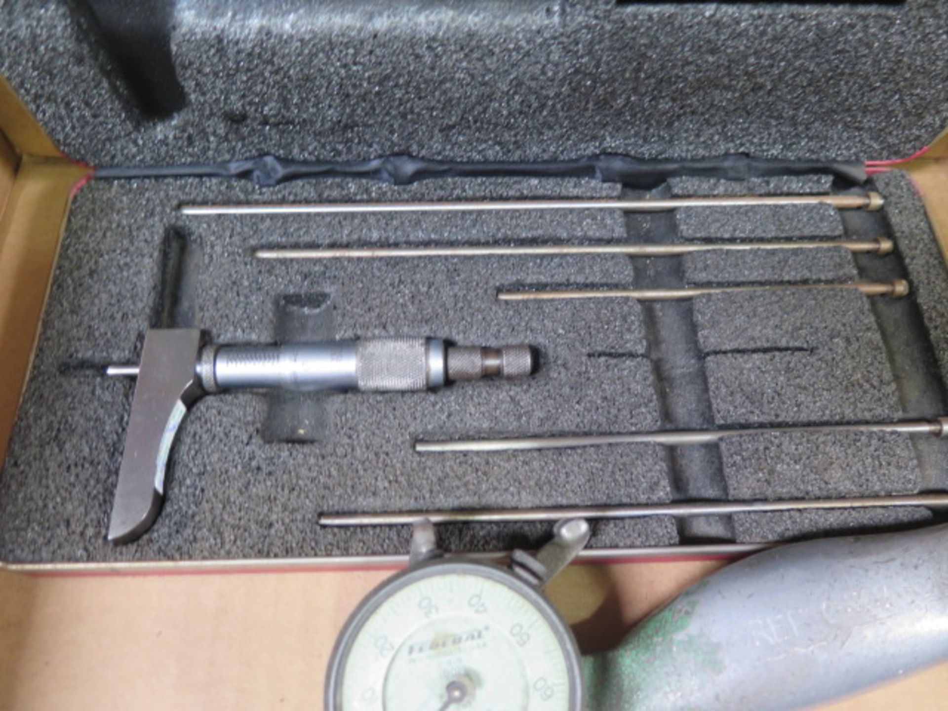 Starrett 6" Depth Mic, Federal Dial Snap Gage and NSK ID Mic (SOLD AS-IS - NO WARRANTY) - Image 3 of 5