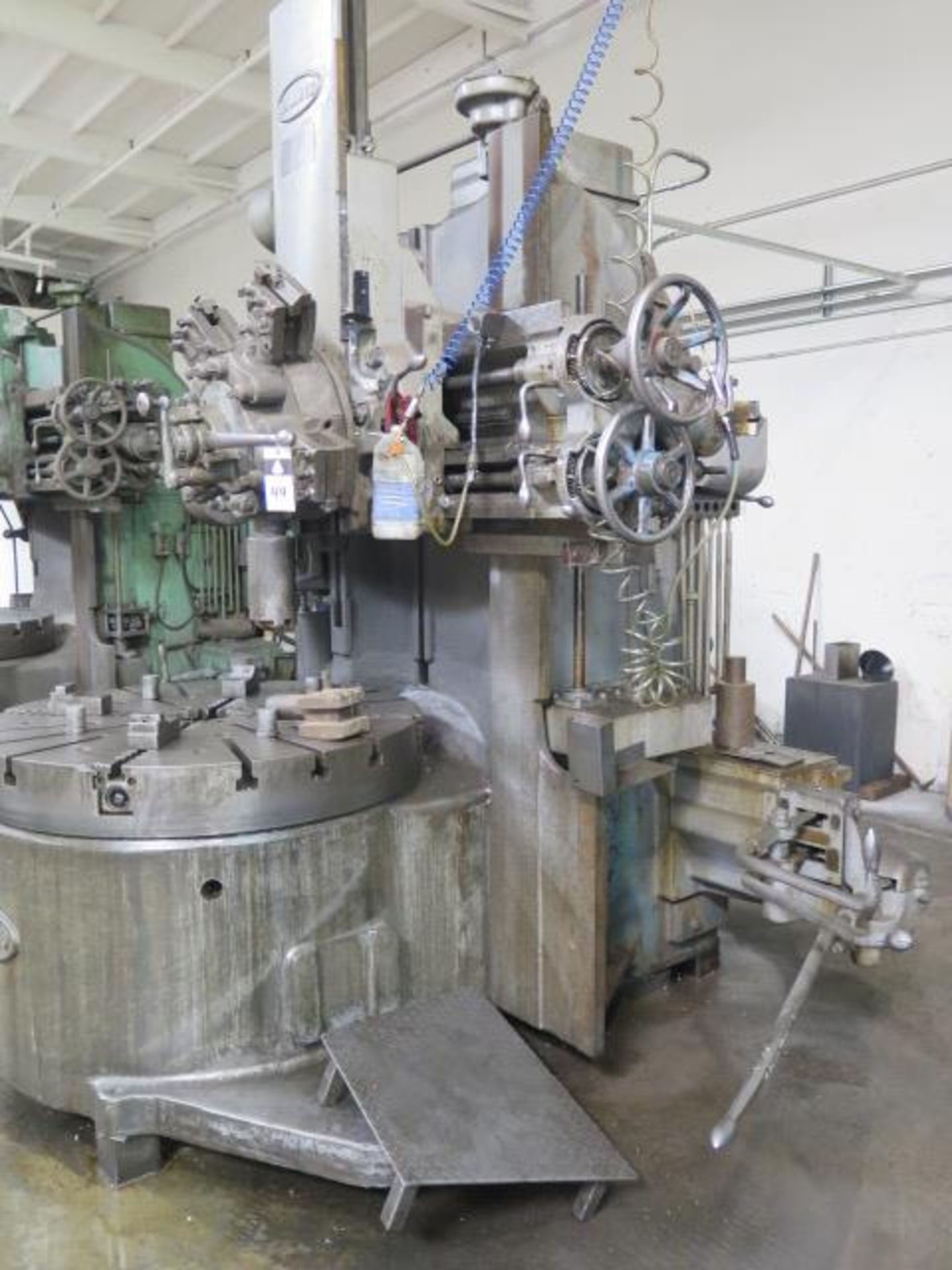Bullard 50” Vertical Turret Lathe s/n 20938 w/ 5-Station Turret, 50" Chuck, 57" Swing, SOLD AS IS - Image 5 of 14