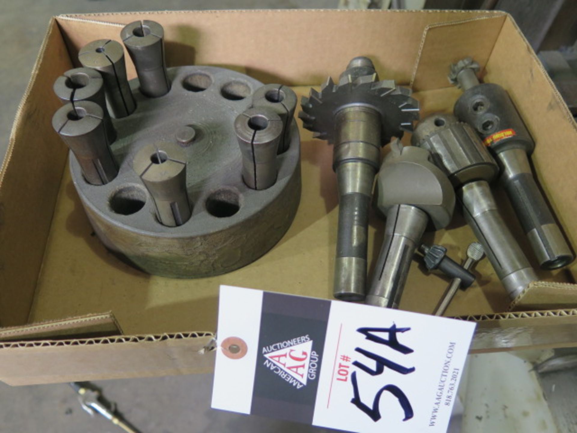 R8 Tooling and Collets (11) (SOLD AS-IS - NO WARRANTY)