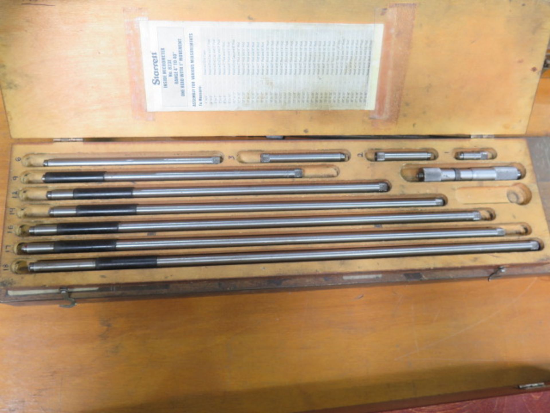 Fowler 4”-80” ID Mic and Starrett 8”-18” ID Mic (SOLD AS-IS - NO WARRANTY) - Image 2 of 5