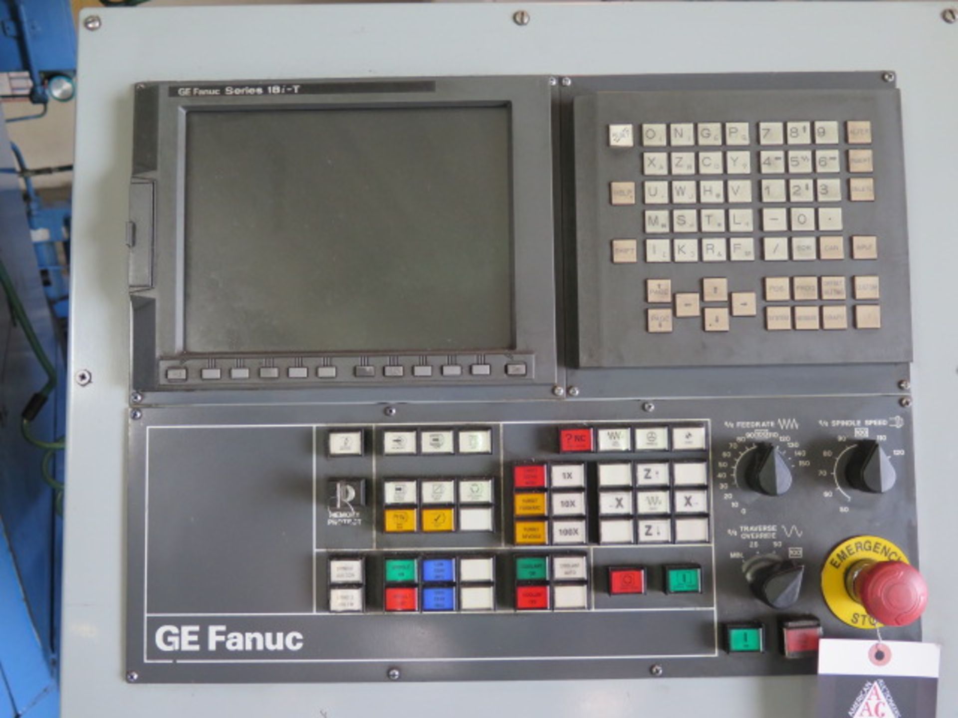 Giddings & Lewis 36” CNC Vertical Turret Lathe s/n 511-48-79 w/ Fanuc Series 18i-T SOLD AS IS - Image 11 of 14