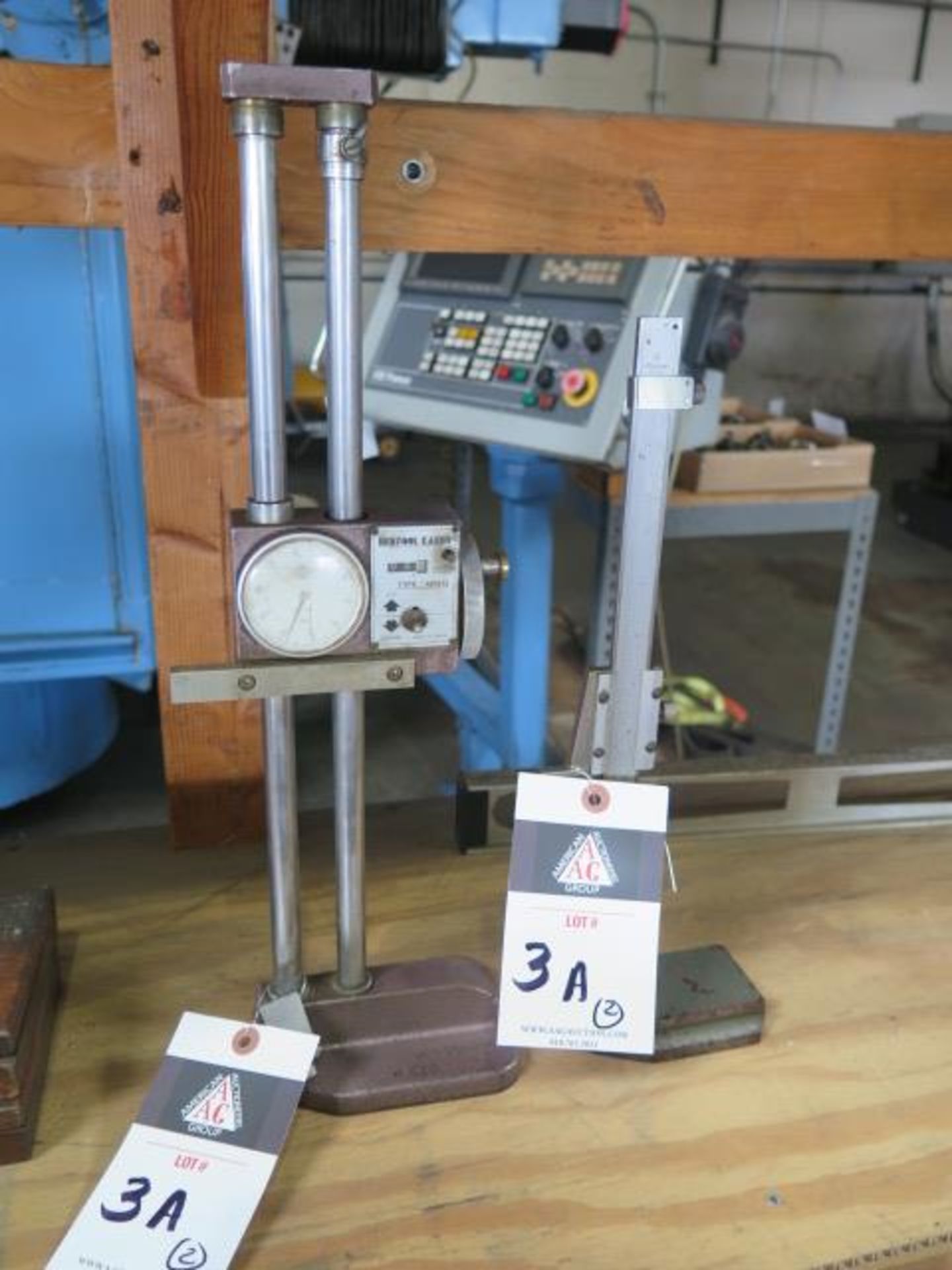 Bestool 12" Dial Height Gage and Mitutoyo 10" Vernier Height Gage (SOLD AS-IS - NO WARRANTY)