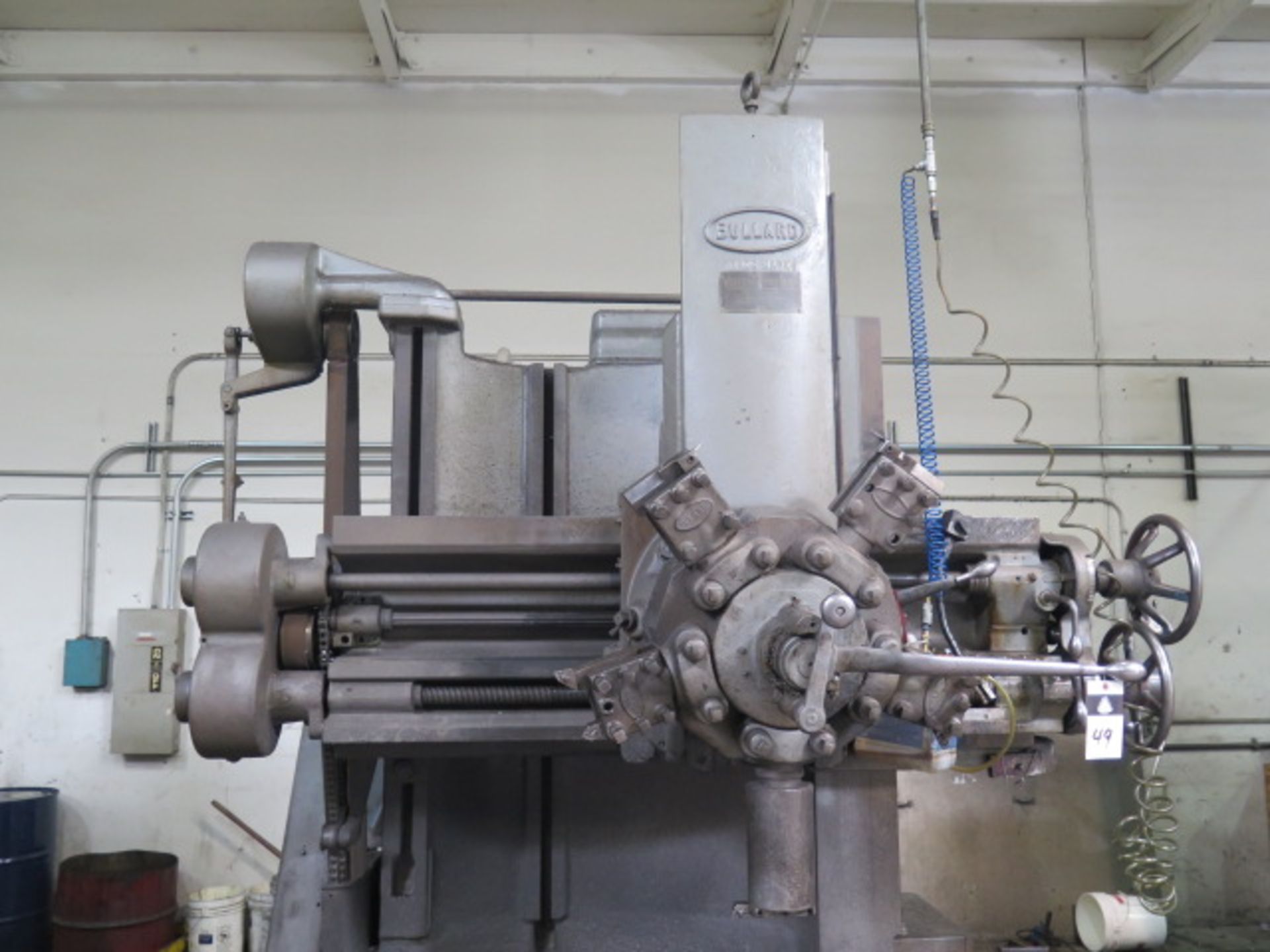 Bullard 50” Vertical Turret Lathe s/n 20938 w/ 5-Station Turret, 50" Chuck, 57" Swing, SOLD AS IS - Image 2 of 14