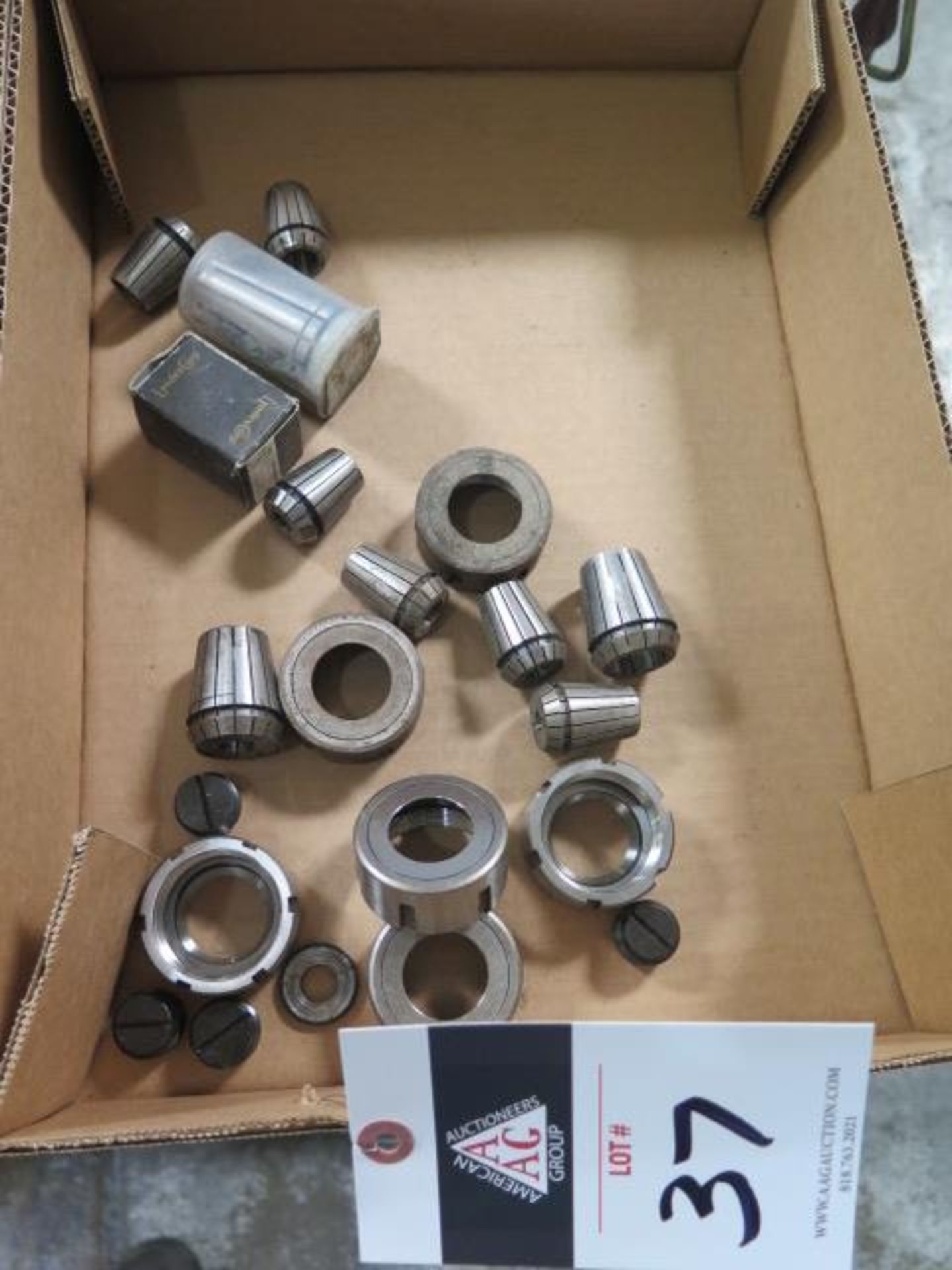 Flex Collets and Collet Chuck Nuts (SOLD AS-IS - NO WARRANTY)