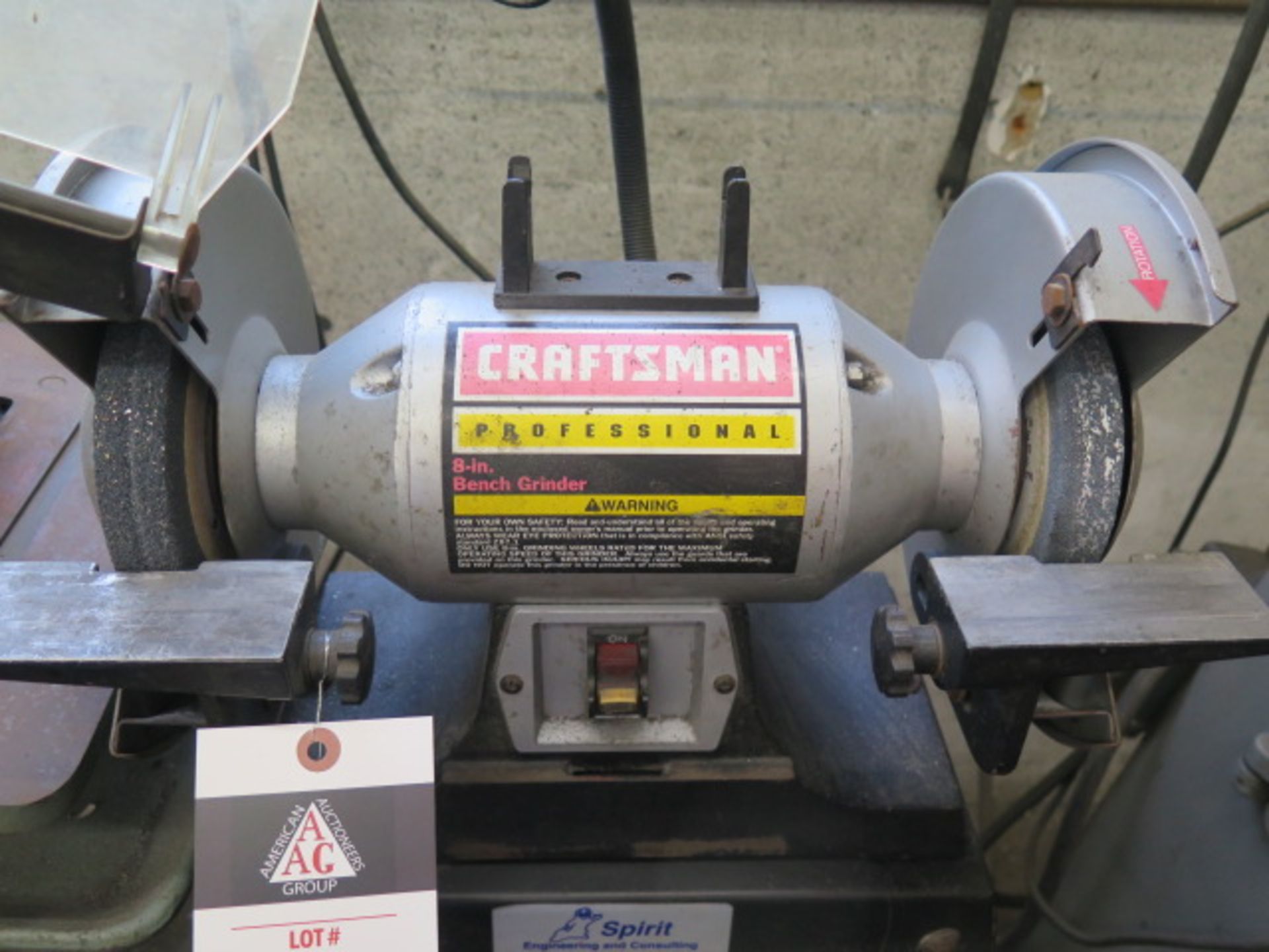 Craftsman Pedestal Grinder (SOLD AS-IS - NO WARRANTY) - Image 2 of 3