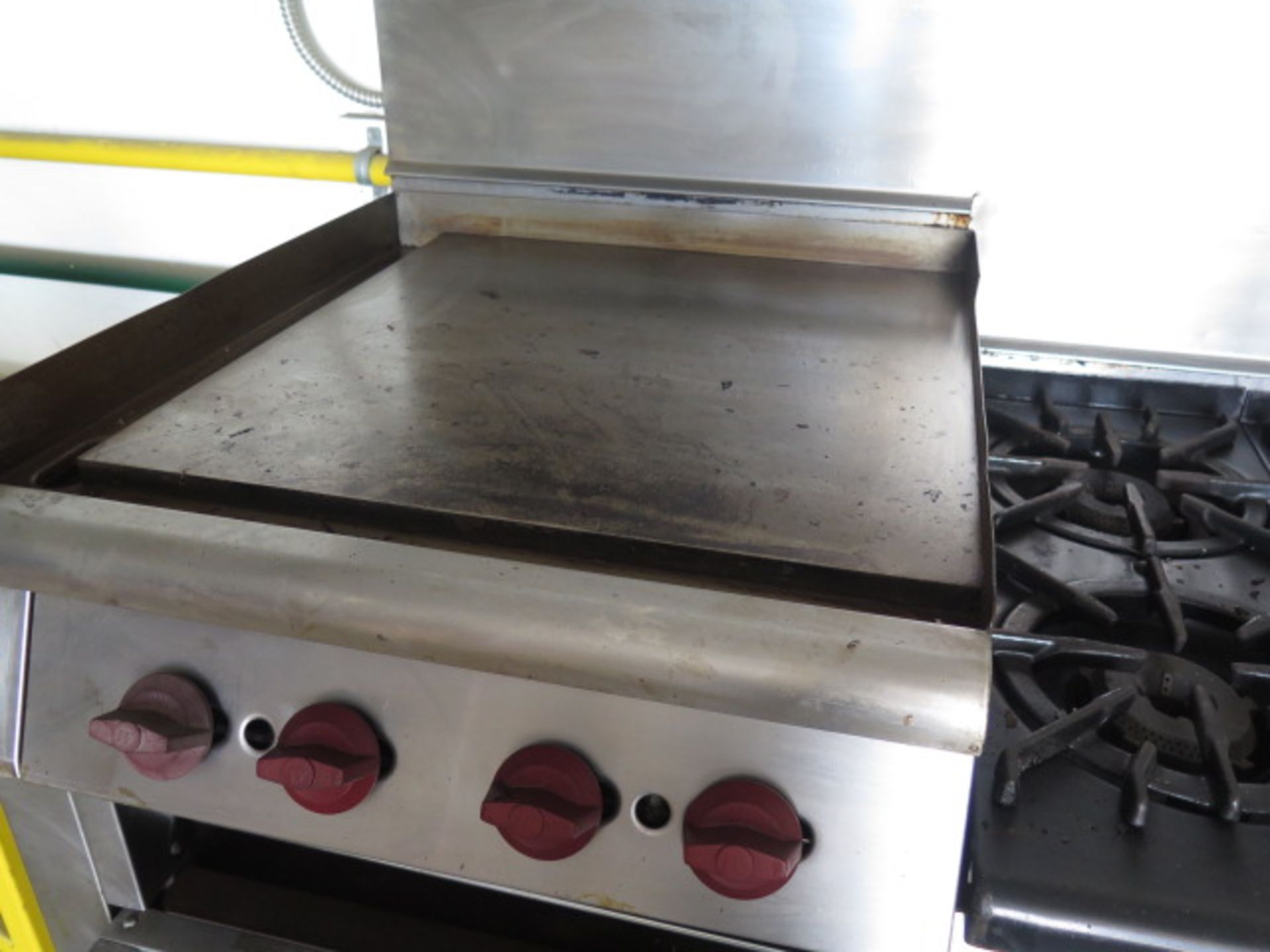 Wolf 6-Burner Gas Stove w/ Griddle and Salamander (SOLD AS-IS - NO WARRANTY) - Image 5 of 8