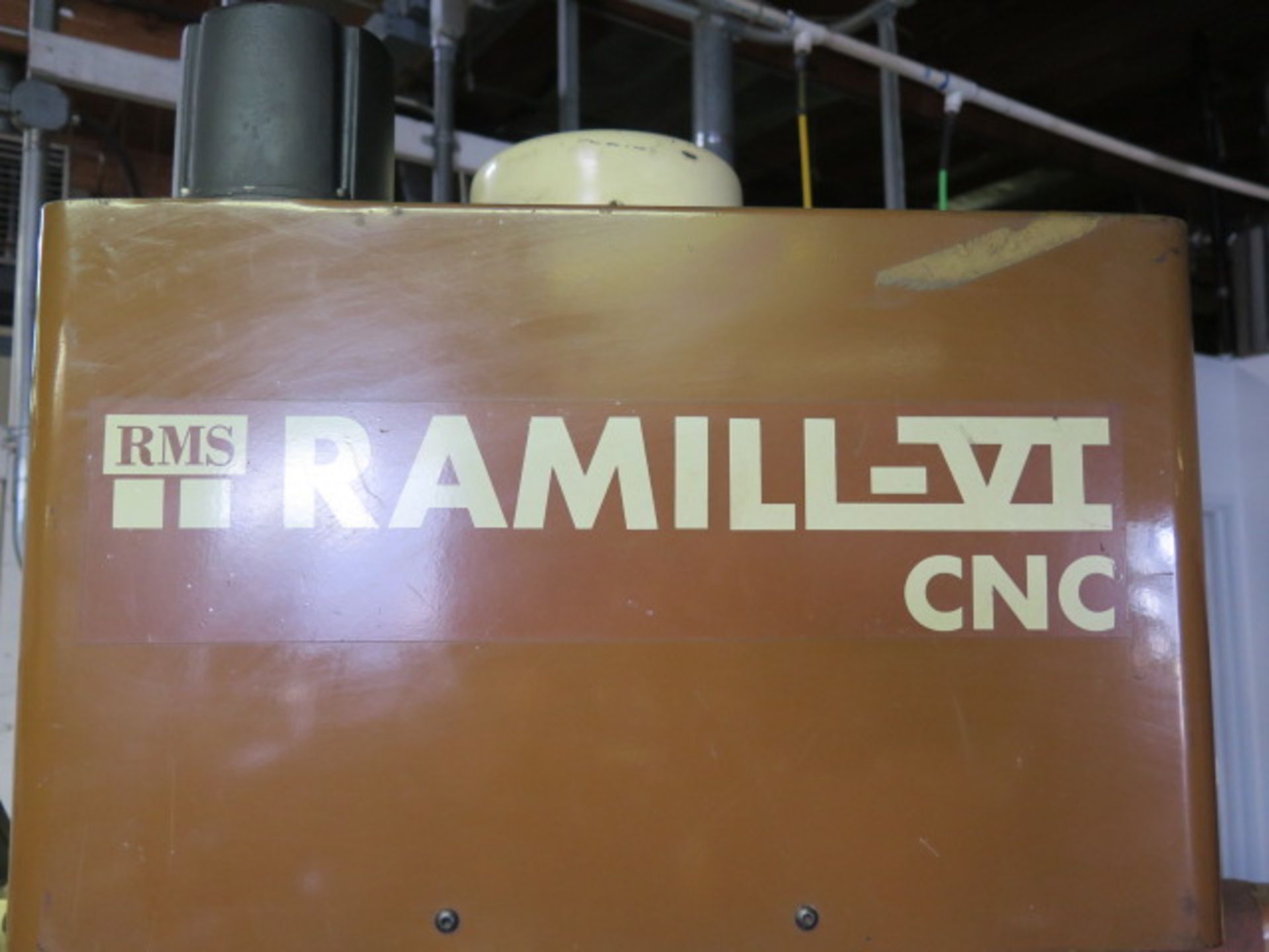RMS Ramill-VI CNC Vertical Mill s/n 826023 w/ Centurion III CNC Controls, Universal Kwik-Switch - Image 9 of 9