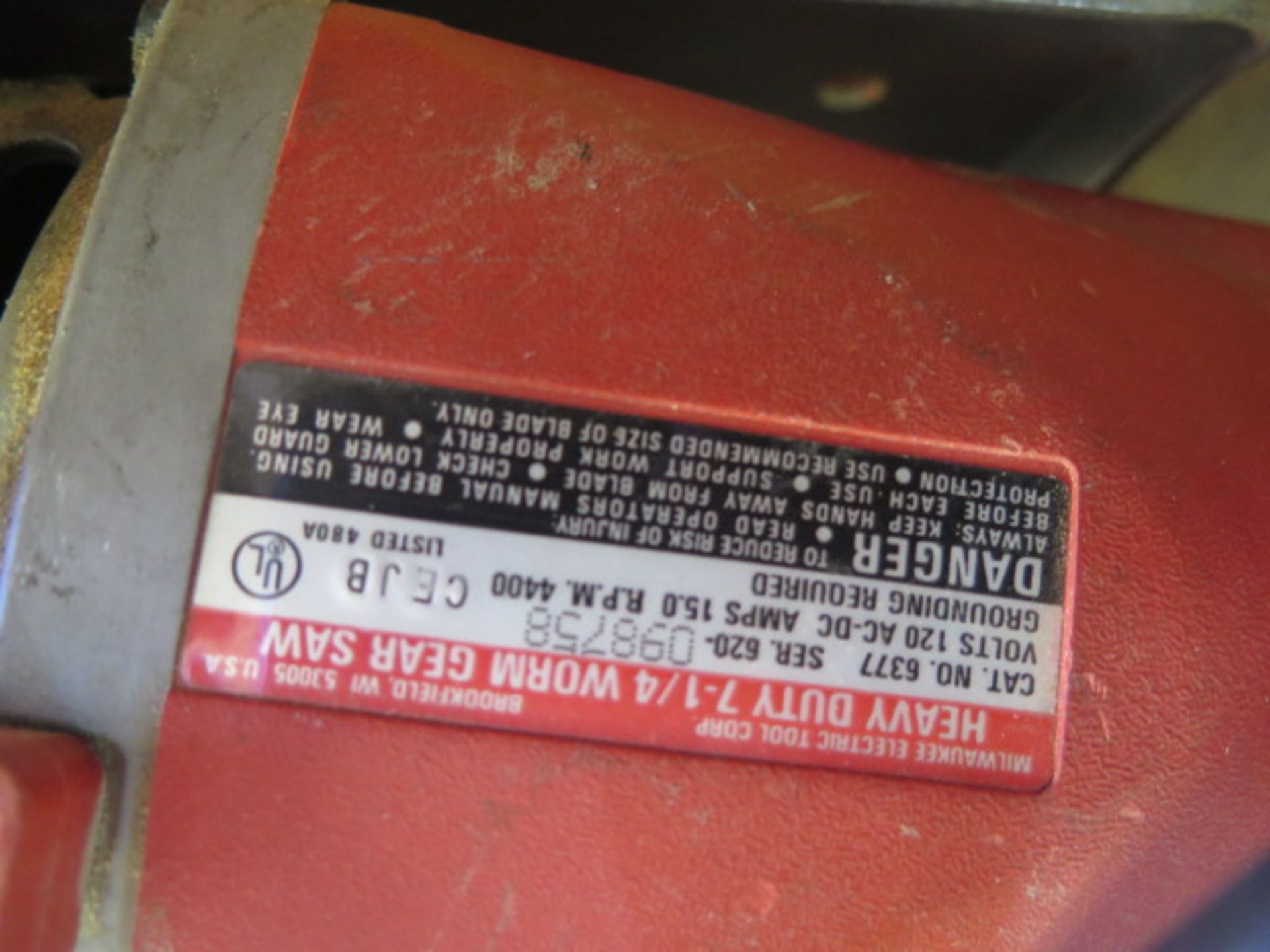 Milwaukee Worm Drive Circular Saw (SOLD AS-IS - NO WARRANTY) - Image 3 of 3