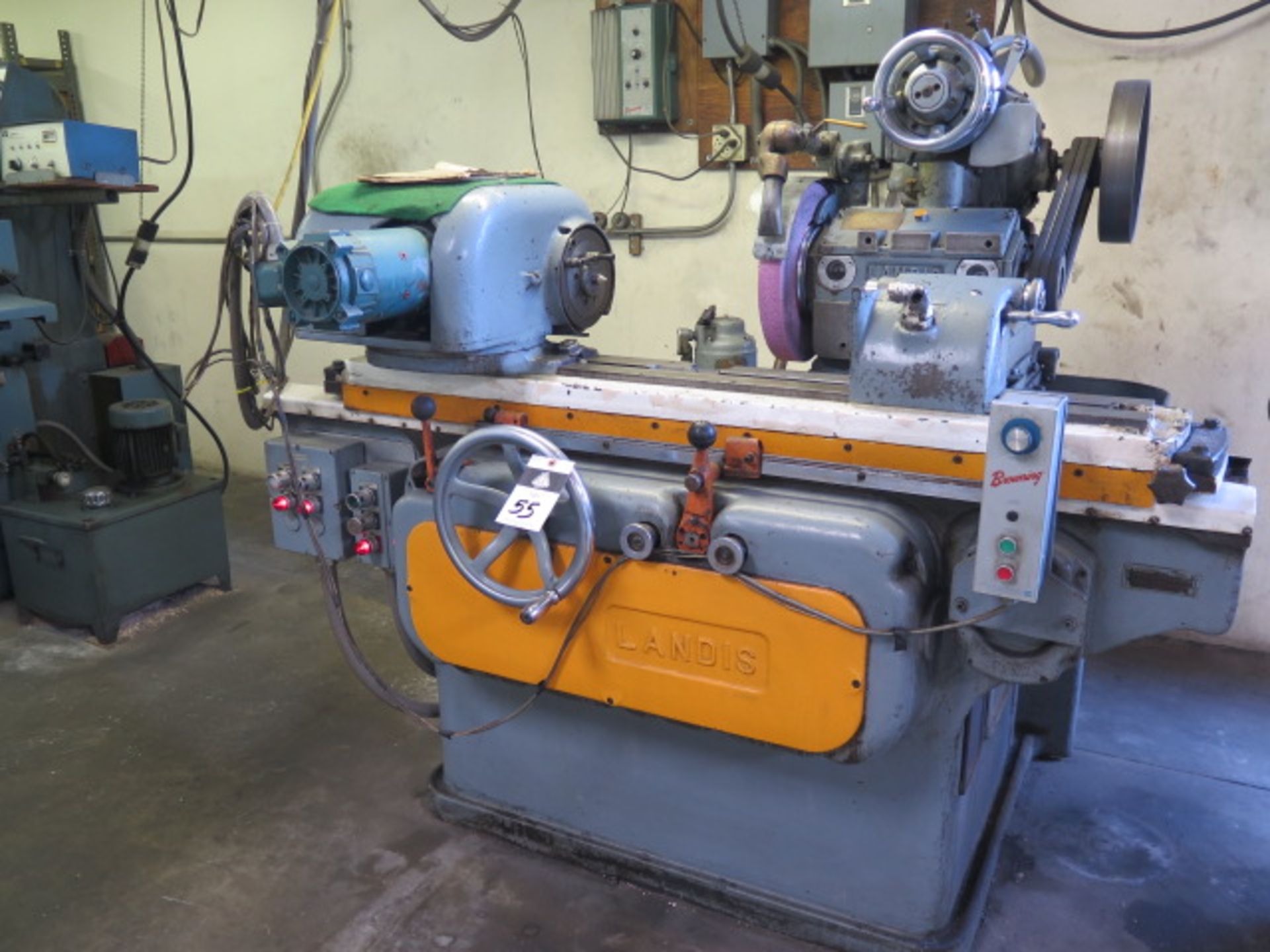 Landis No. 7 Universal OD / ID Grinder s/n 24268 w/ Motorized Work Head, Tailstock, ID Grinding - Image 2 of 14