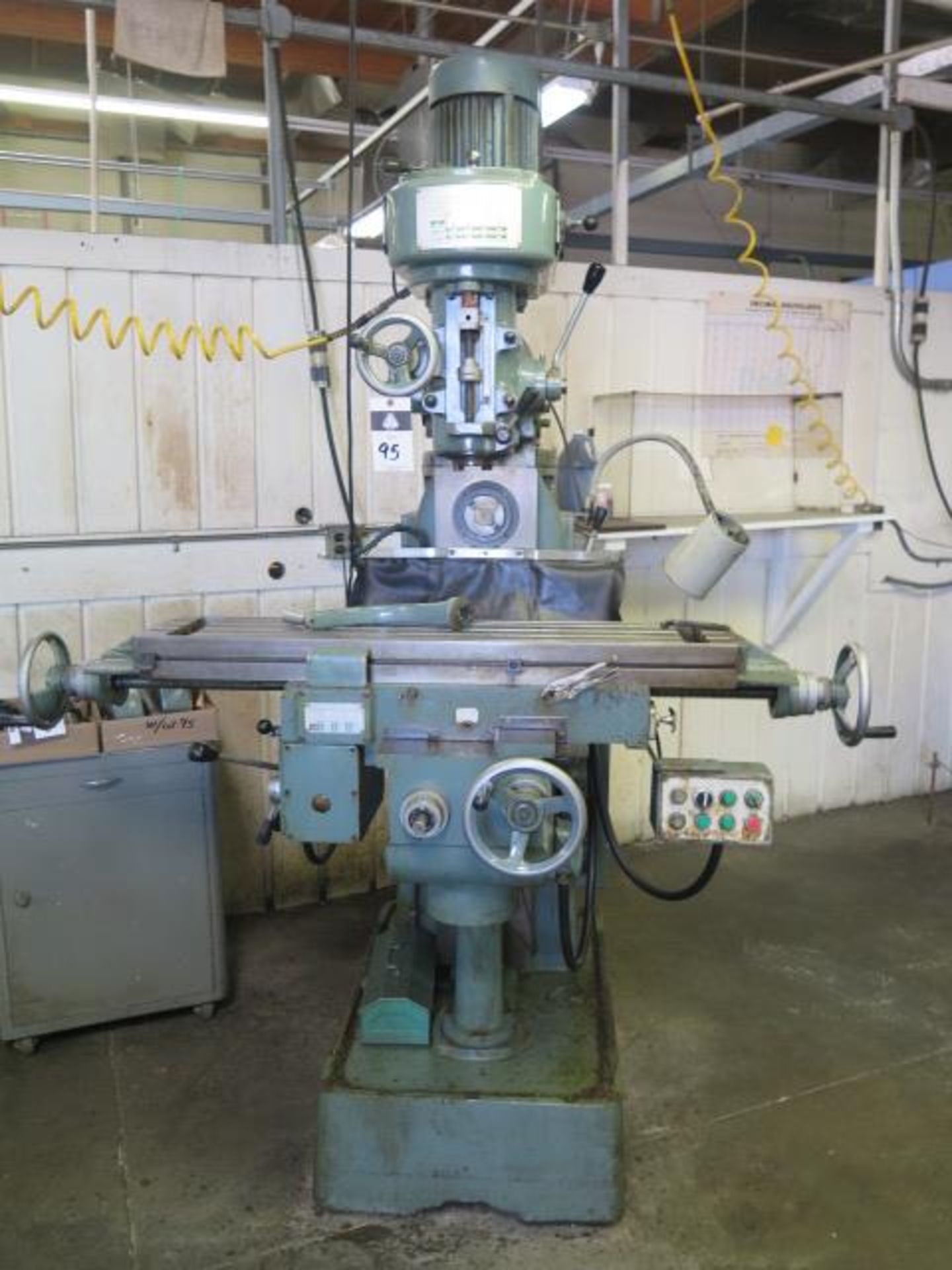 Ramco SM-G2 Universal Mill s/n 1215 w/ 40-Taper Vertical Spindle @ 220-3330 RPM, 40-Taper Horizontal