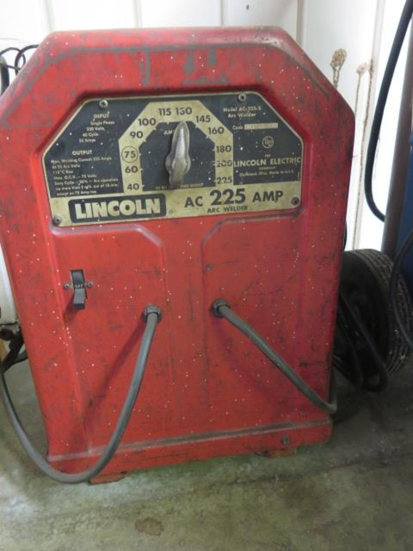 Lincoln AC-225 Stick Welder (SOLD AS-IS - NO WARRANTY) - Image 2 of 4