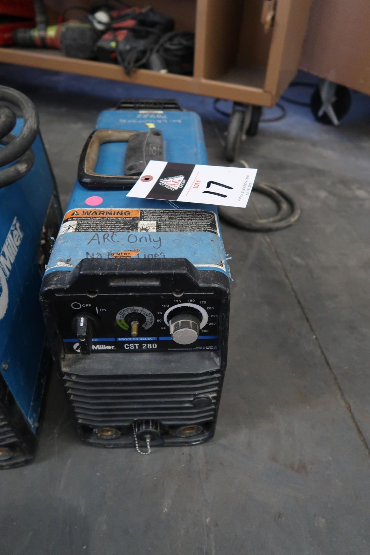 Miller CST280 Arc Welding Power Source s/n LK160022G (SOLD AS-IS - NO WARRANTY)