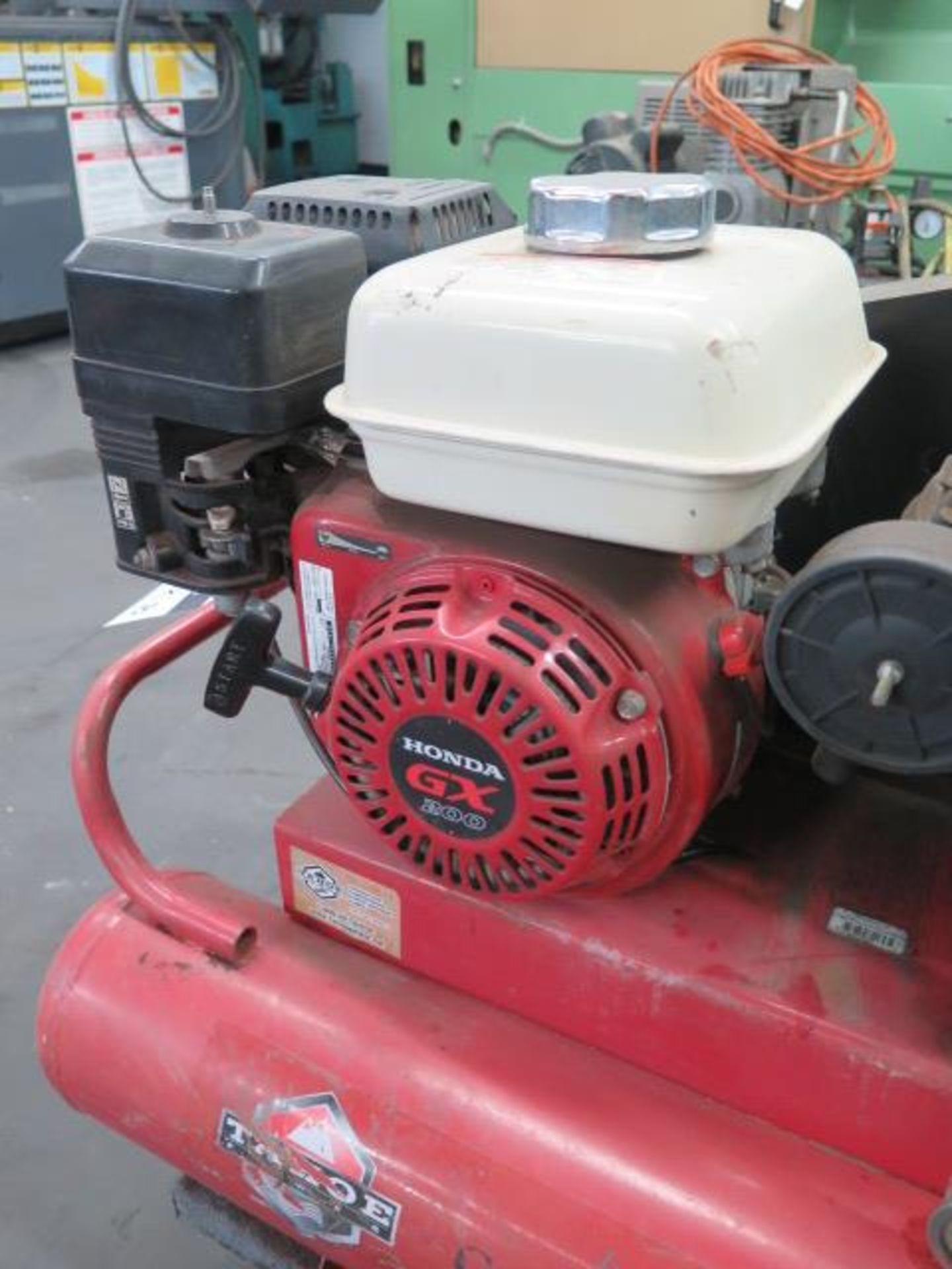 Tahoe Gas Powered Portable Air Compressor w/ Honda GX200 Gas Engine (SOLD AS-IS - NO WARRANTY) - Image 4 of 8