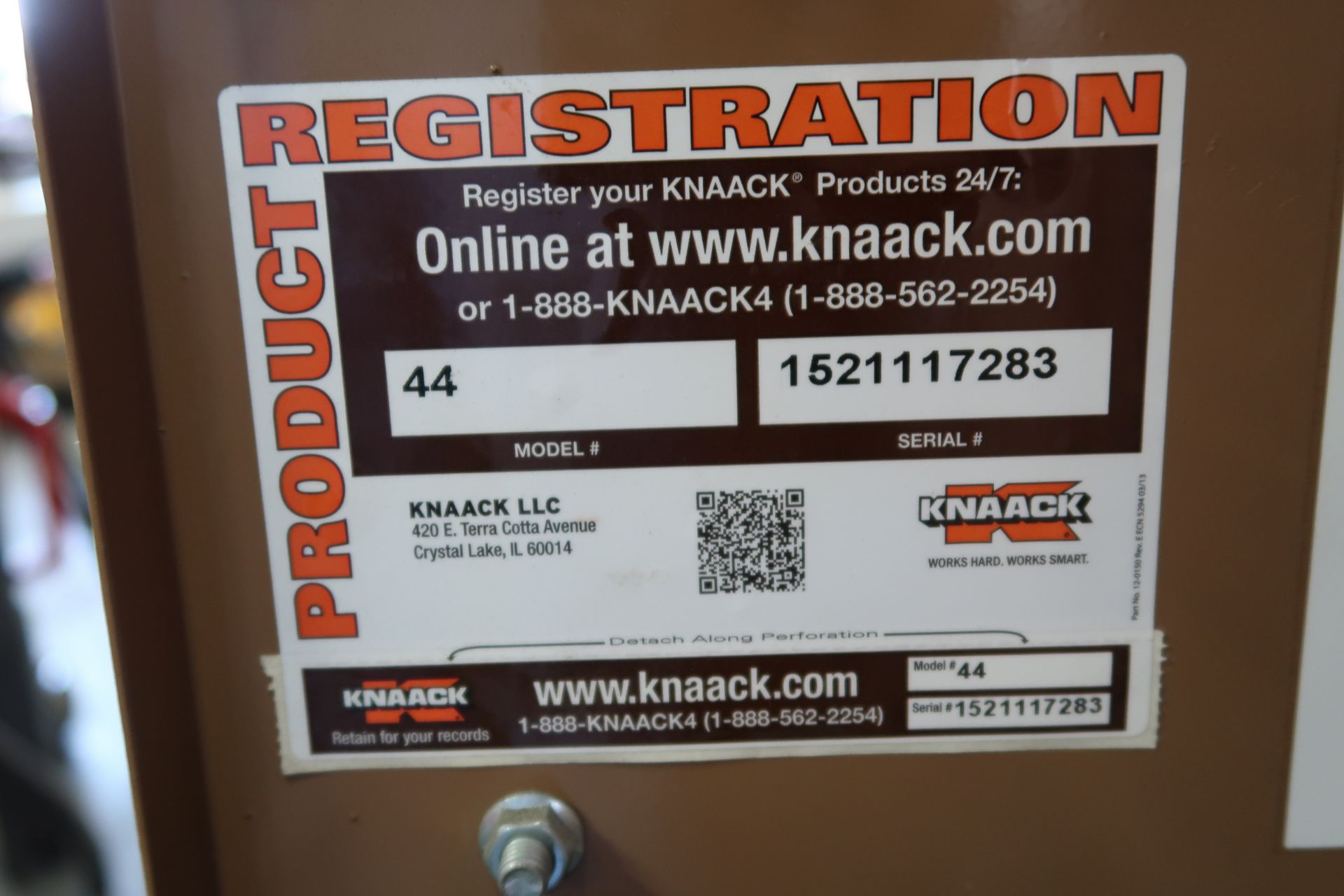 Knaack mdl. 44 Rolling Job Box (SOLD AS-IS - NO WARRANTY) - Image 4 of 4