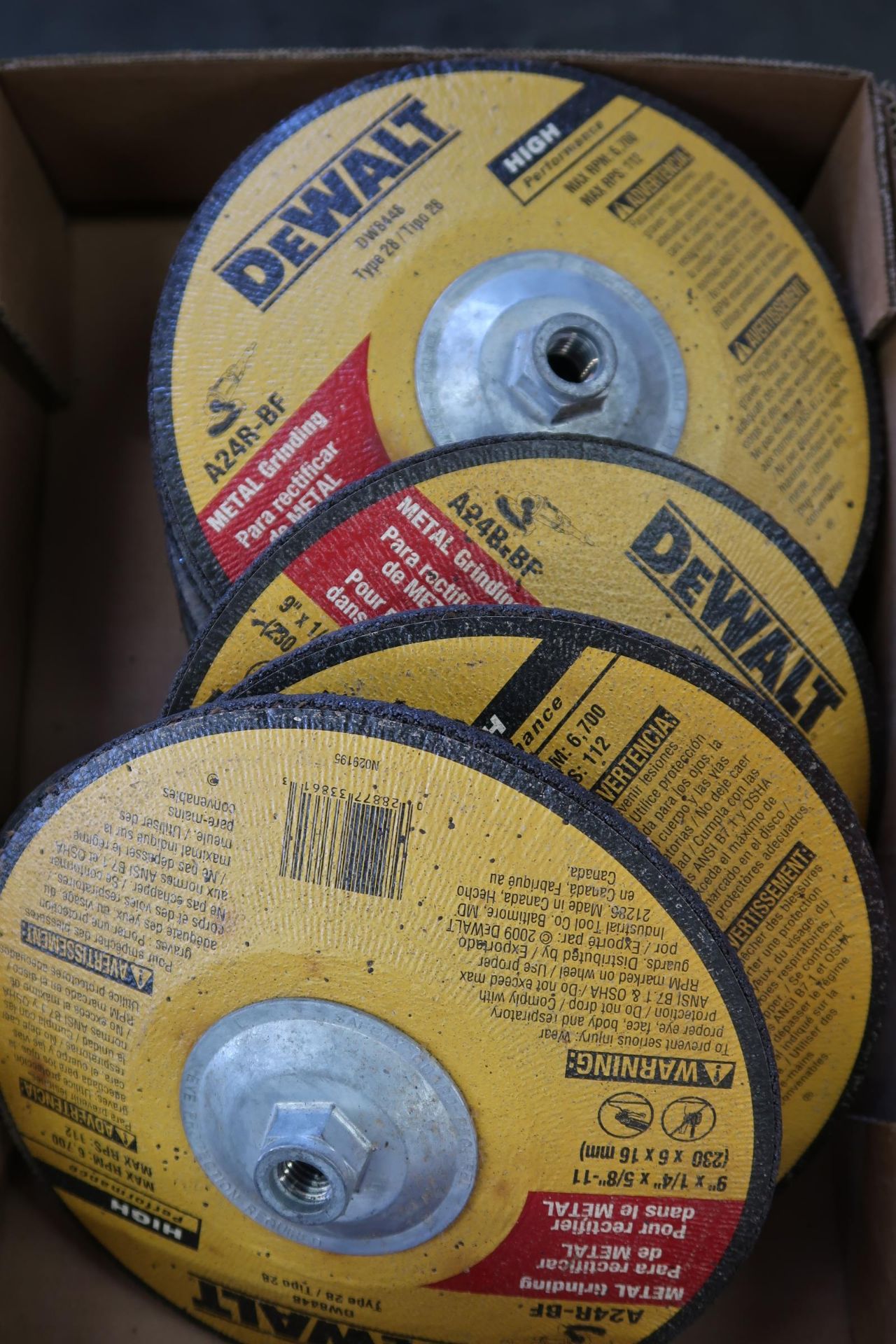 DeWalt Grinding Wheels (SOLD AS-IS - NO WARRANTY) - Image 2 of 2