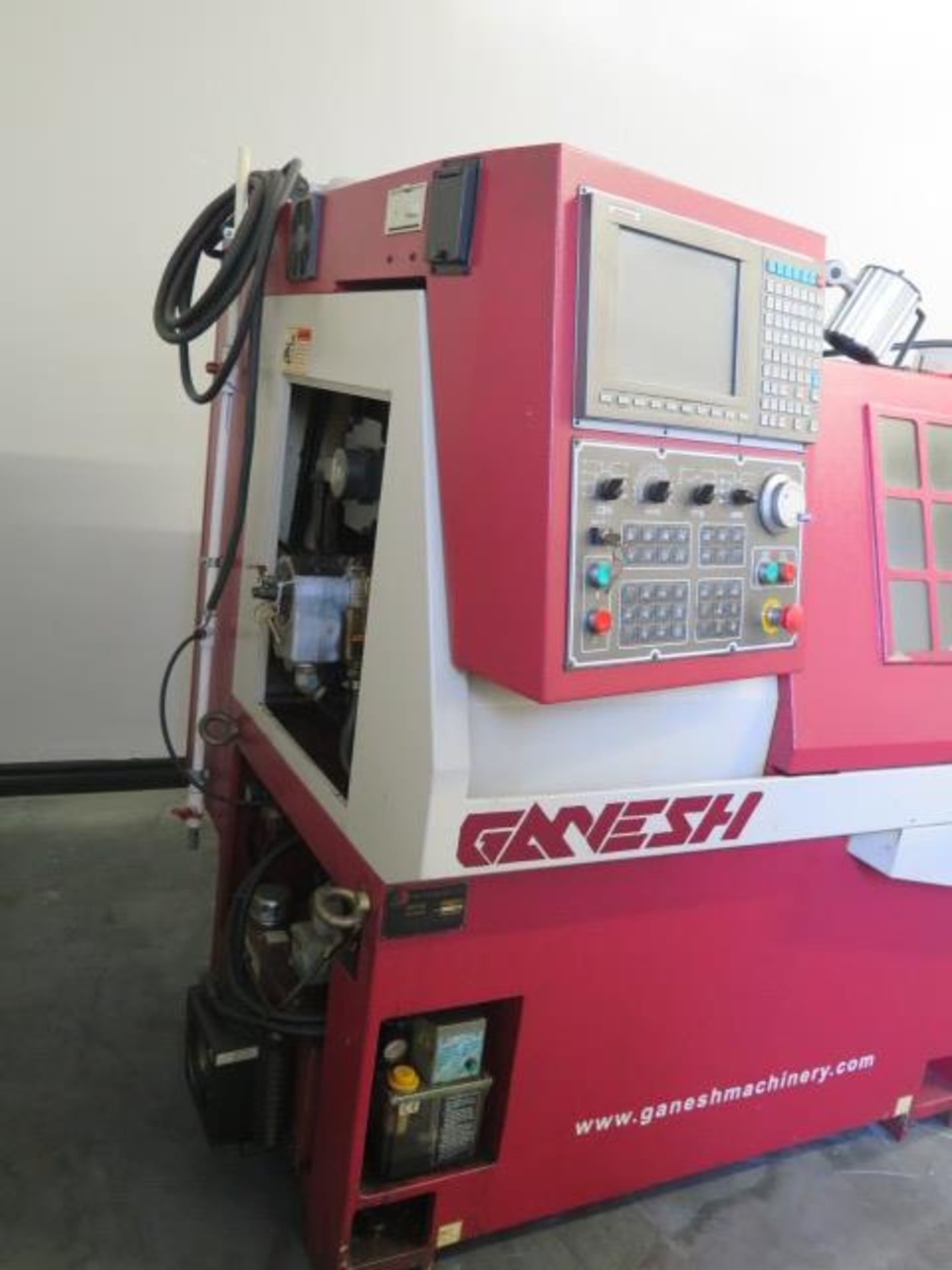 2006 Ganesh Cyclone 32 CNC Cross Slide Lathe s/n CS950701. Missing Coolant Tank, SOLD AS IS - Image 3 of 12