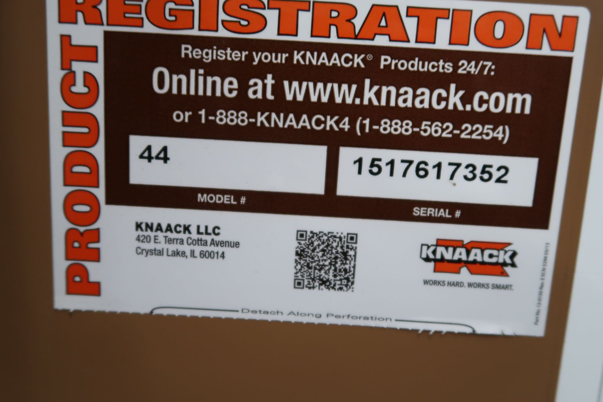 Knaack mdl. 44 Rolling Job Box (SOLD AS-IS - NO WARRANTY) - Image 4 of 4