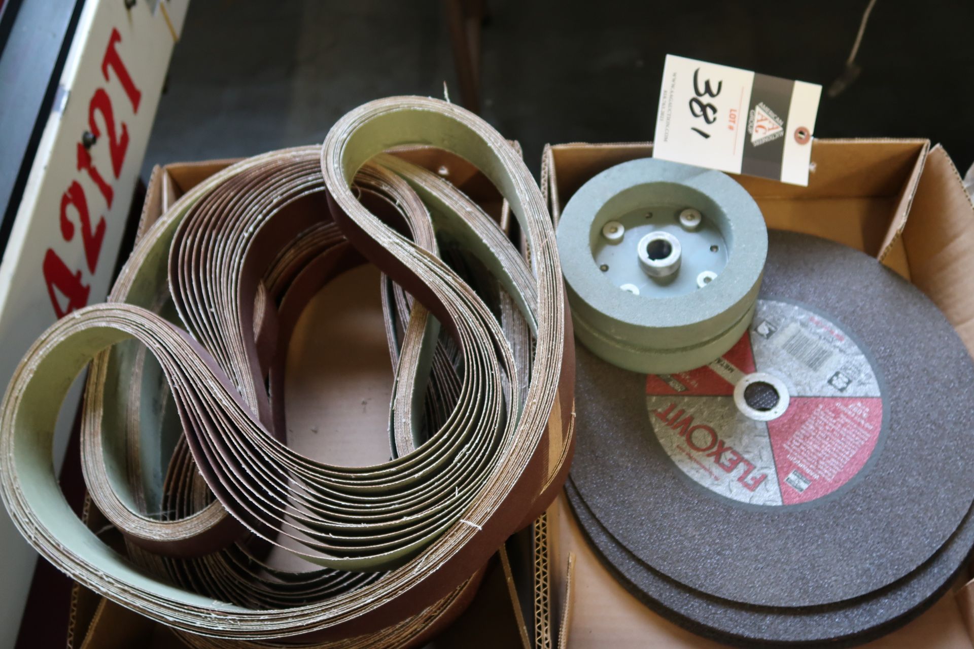 Cutting Wheels, Grinding Wheels and Sanding Belts (SOLD AS-IS - NO WARRANTY)