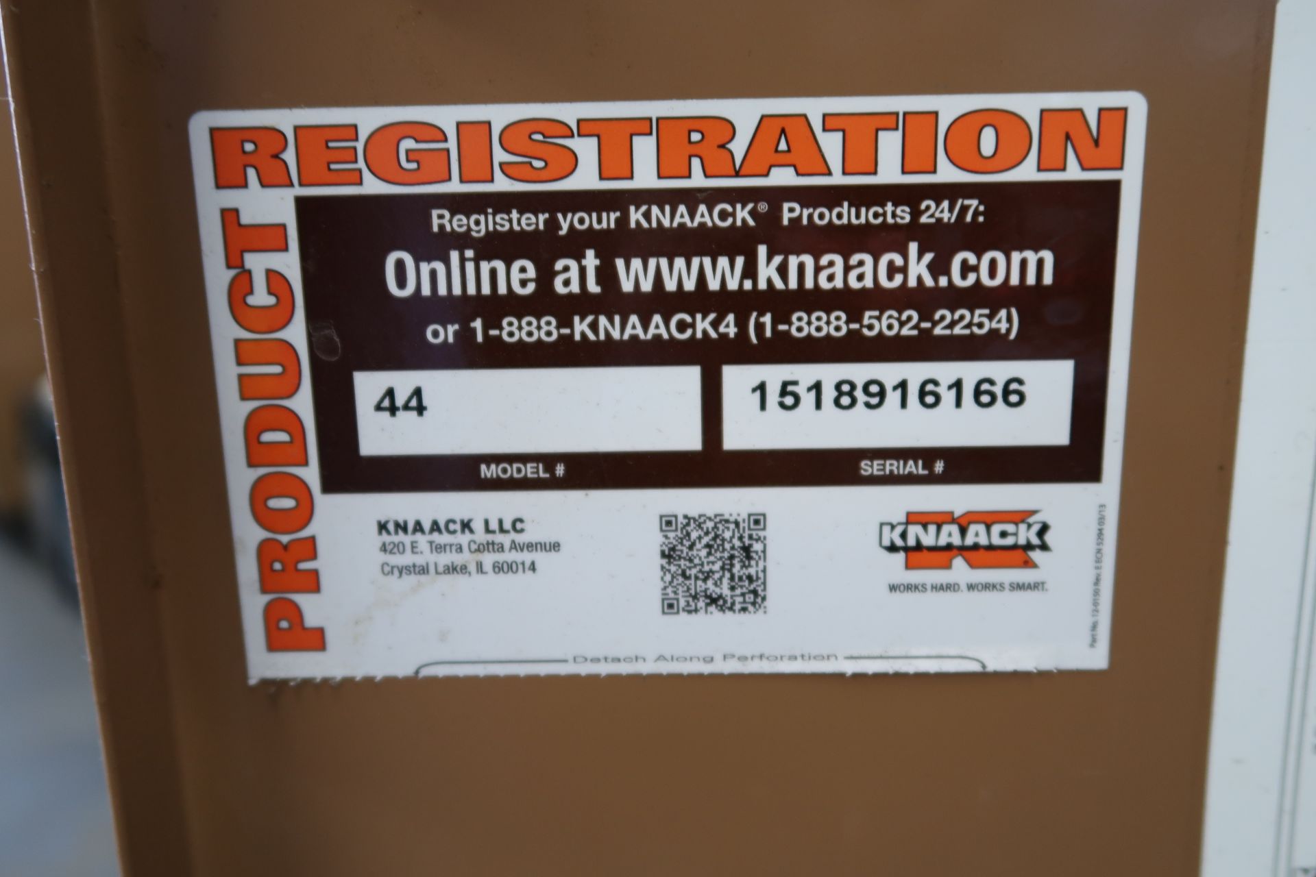 Knaack mdl. 44 Rolling Job Box (SOLD AS-IS - NO WARRANTY) - Image 4 of 4