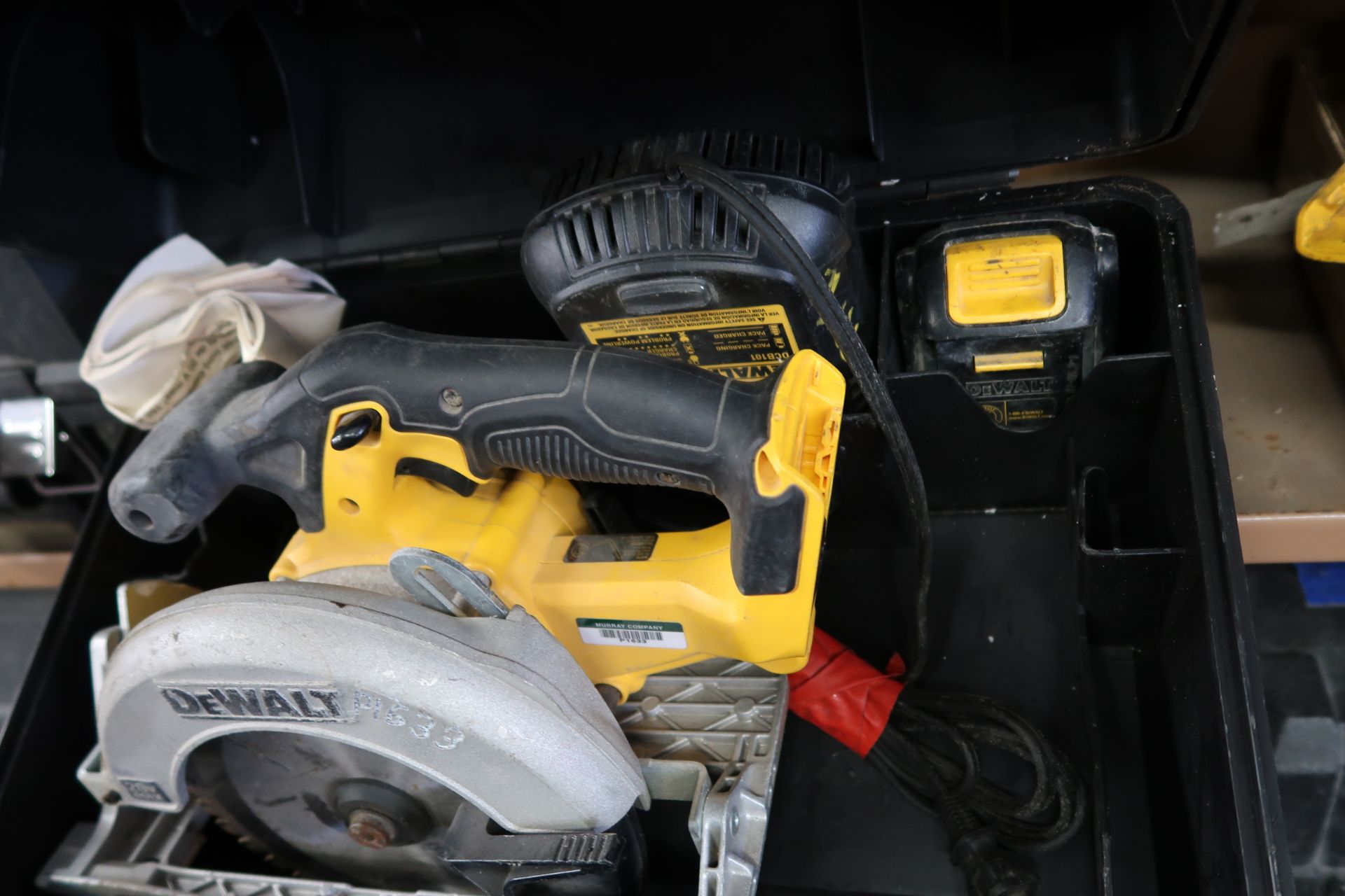 DeWalt 20Volt Cordless Circular Saws and Portable Band Saws (4) w/ Chargers - NO BATTERIES) (SOLD - Image 4 of 6