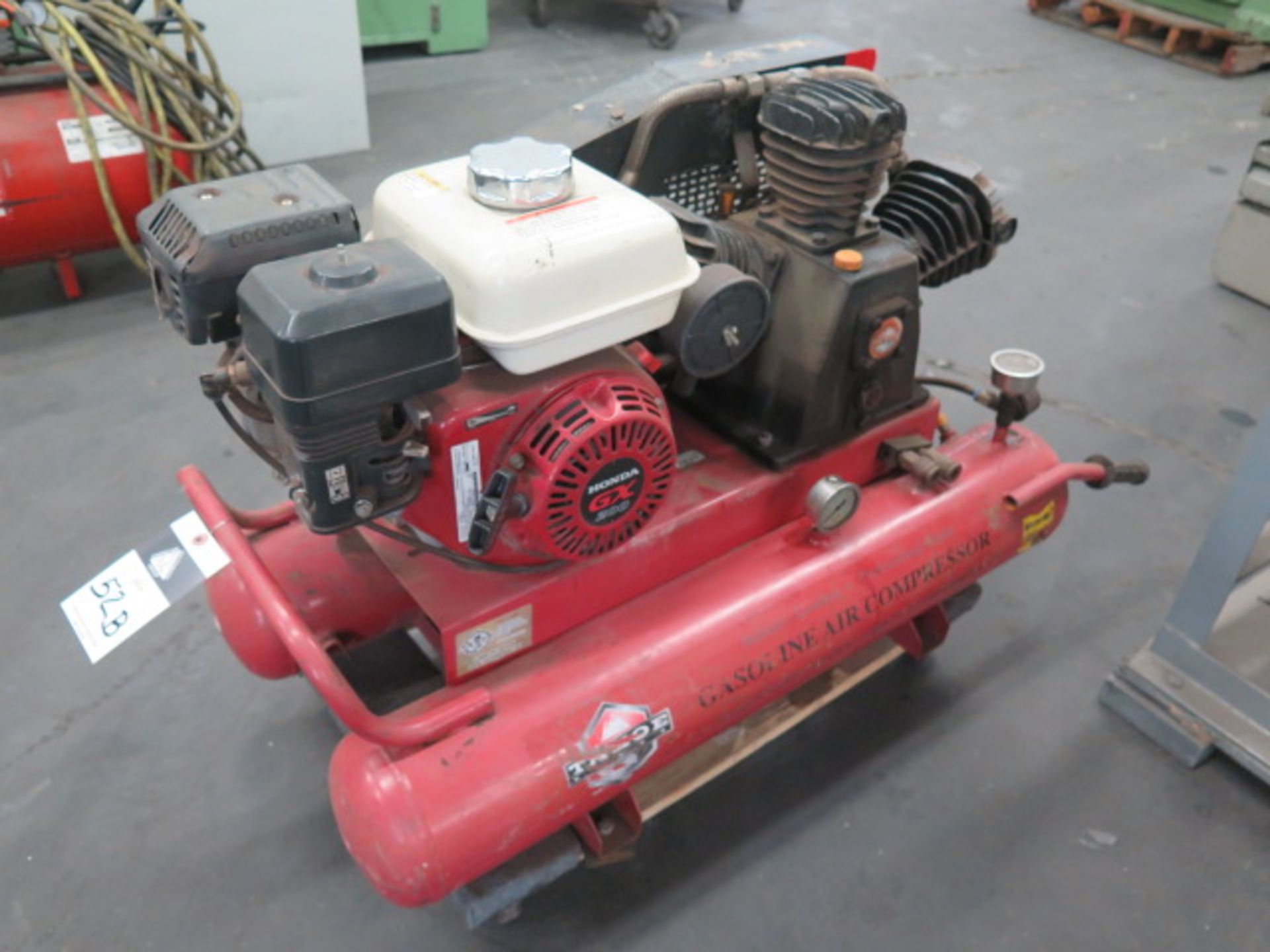 Tahoe Gas Powered Portable Air Compressor w/ Honda GX200 Gas Engine (SOLD AS-IS - NO WARRANTY)