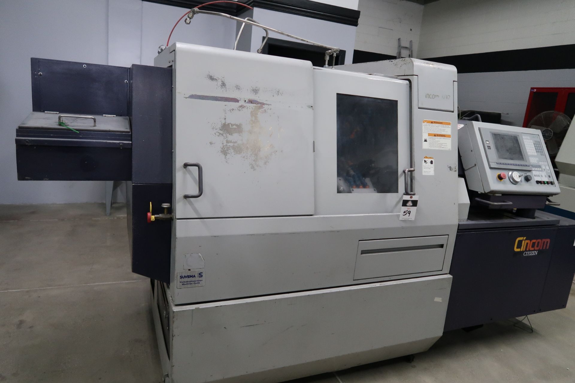 2001 Citizen Cincom M-12 CNC Twin Spindle Screw Machine s/n M212/0331 w/ Citizen Contls, SOLD AS IS - Image 2 of 10