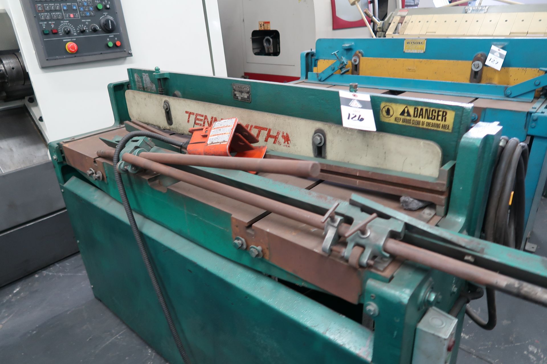 Tennsmith 52” Hydraulic Power Shear w/ Manual Back Gauge, Front Supports (SOLD AS-IS - NO WARRANTY) - Image 2 of 6