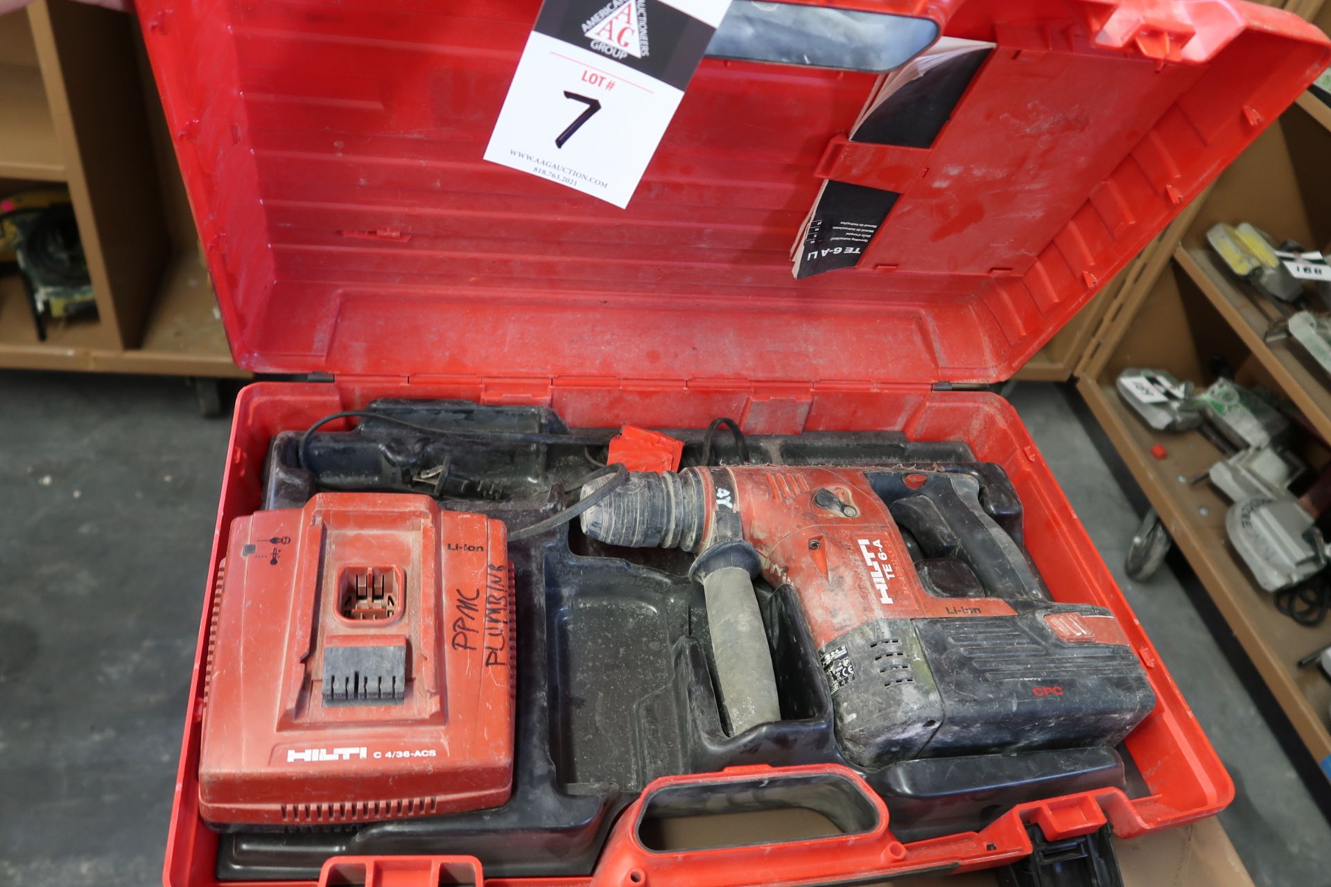 Hilti TE6-A Cordless Hammer Drill Set (SOLD AS-IS - NO WARRANTY)