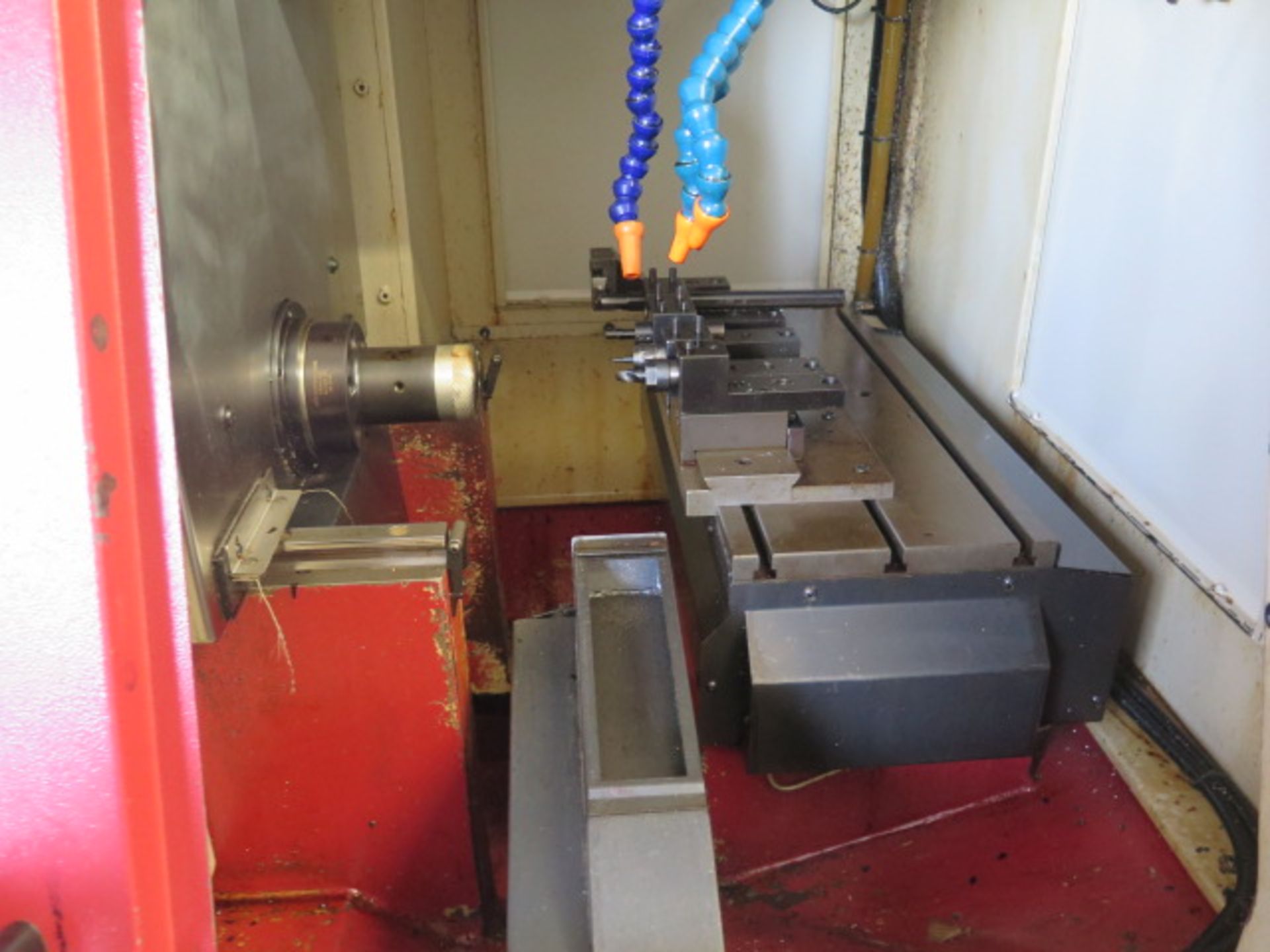 2006 Ganesh Cyclone 32 CNC Cross Slide Lathe s/n CS950701. Missing Coolant Tank, SOLD AS IS - Image 8 of 12