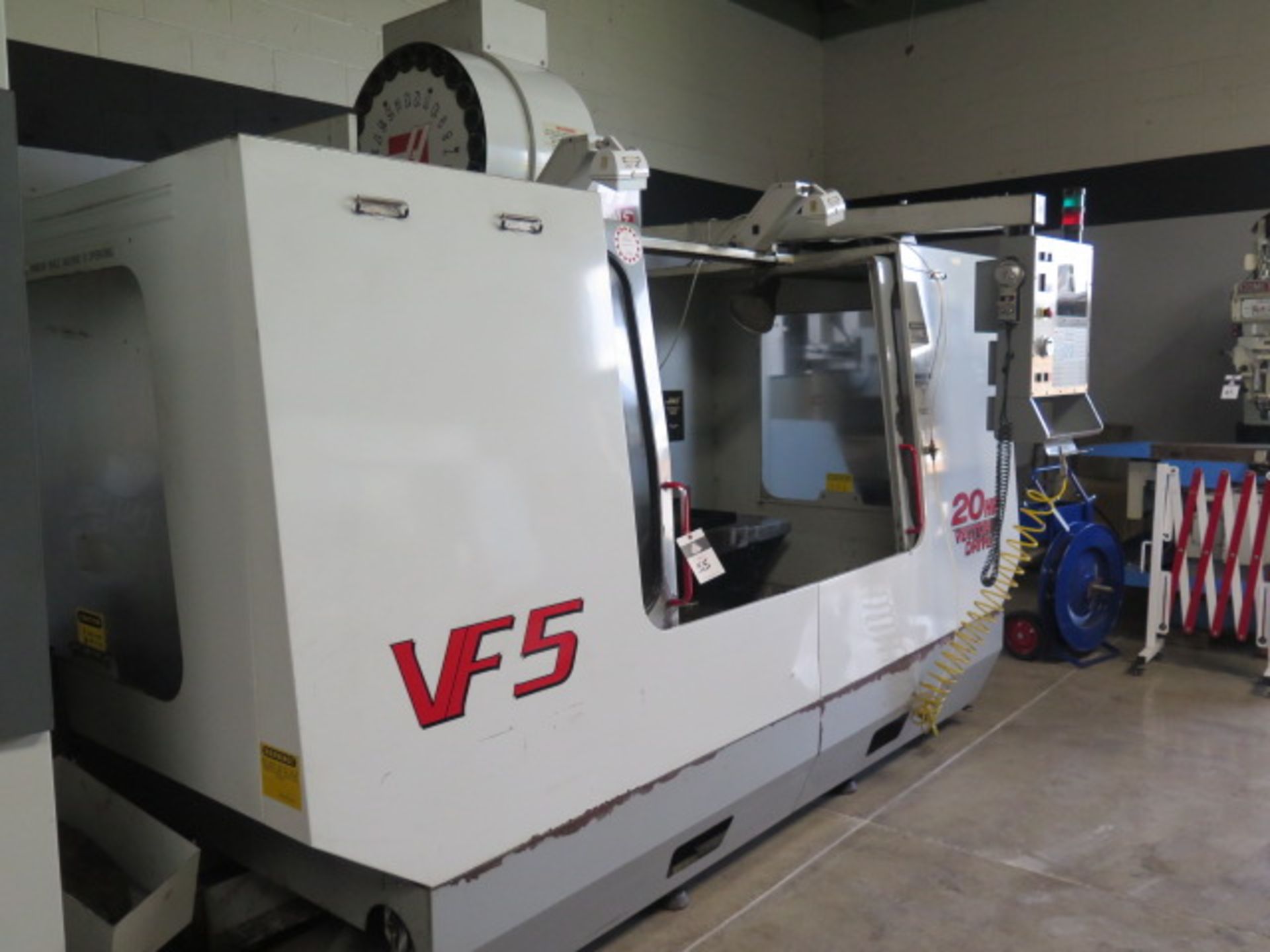 2000 Haas VF-5 4-Axis CNC Vertical Machining Center s/n 21677 w/ Haas Controls, SOLD AS IS - Image 4 of 20