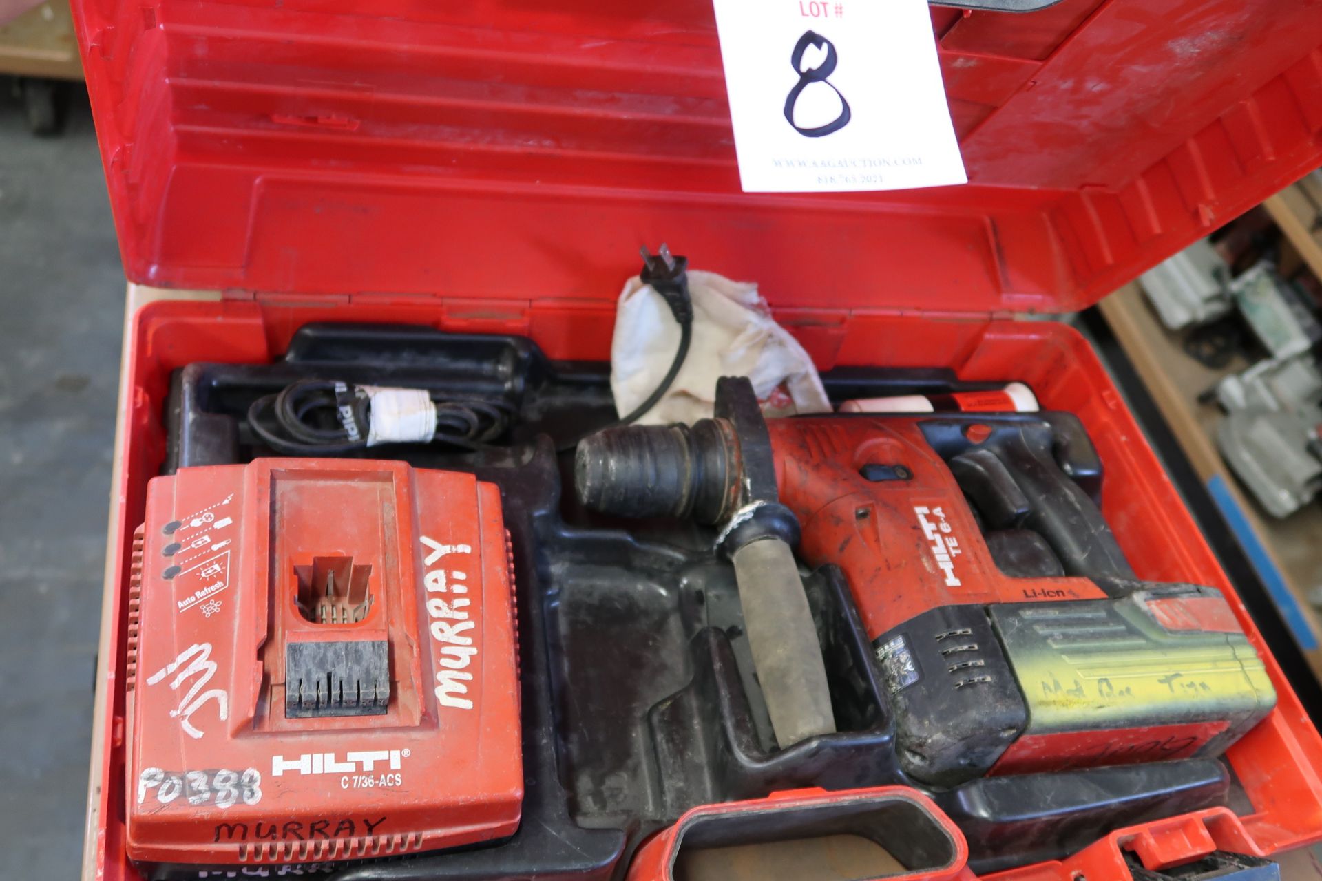 Hilti TE6-A Cordless Hammer Drill Set (SOLD AS-IS - NO WARRANTY)