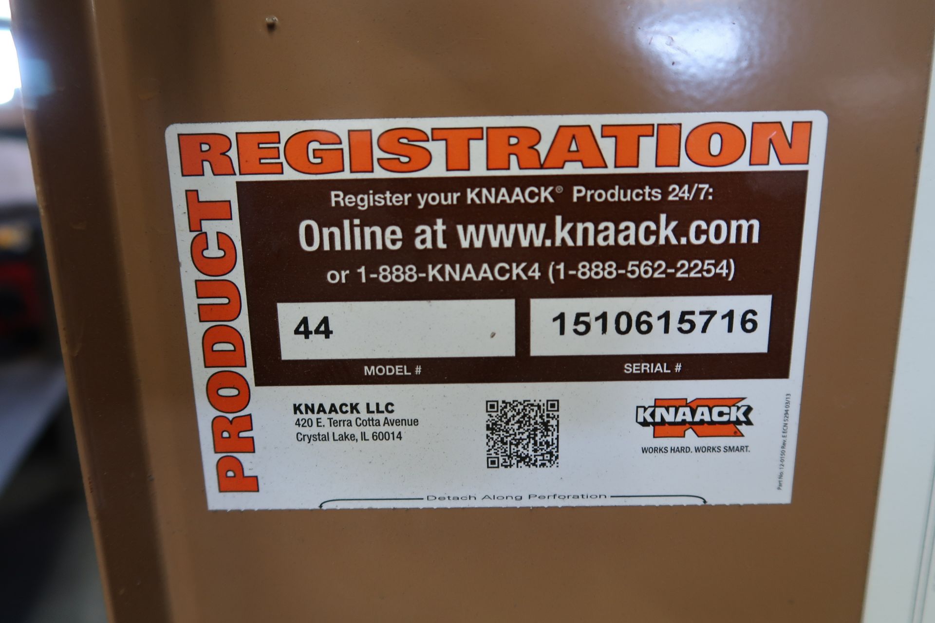 Knaack mdl. 44 Rolling Job Box (SOLD AS-IS - NO WARRANTY) - Image 4 of 4