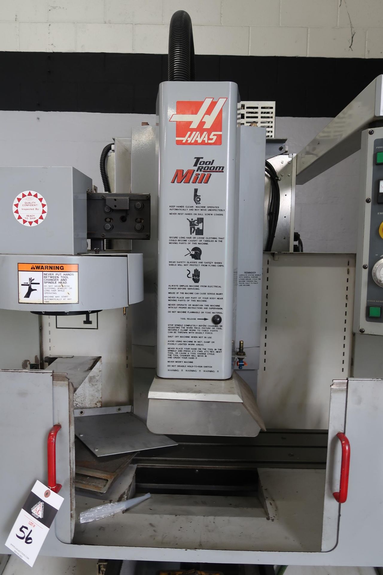 2003 Haas TM1 4-Axis CNC Tool Room Mill s/n 32804 w/ Haas Controls, 10- ATC, CAT-40, SOLD AS IS - Image 3 of 12