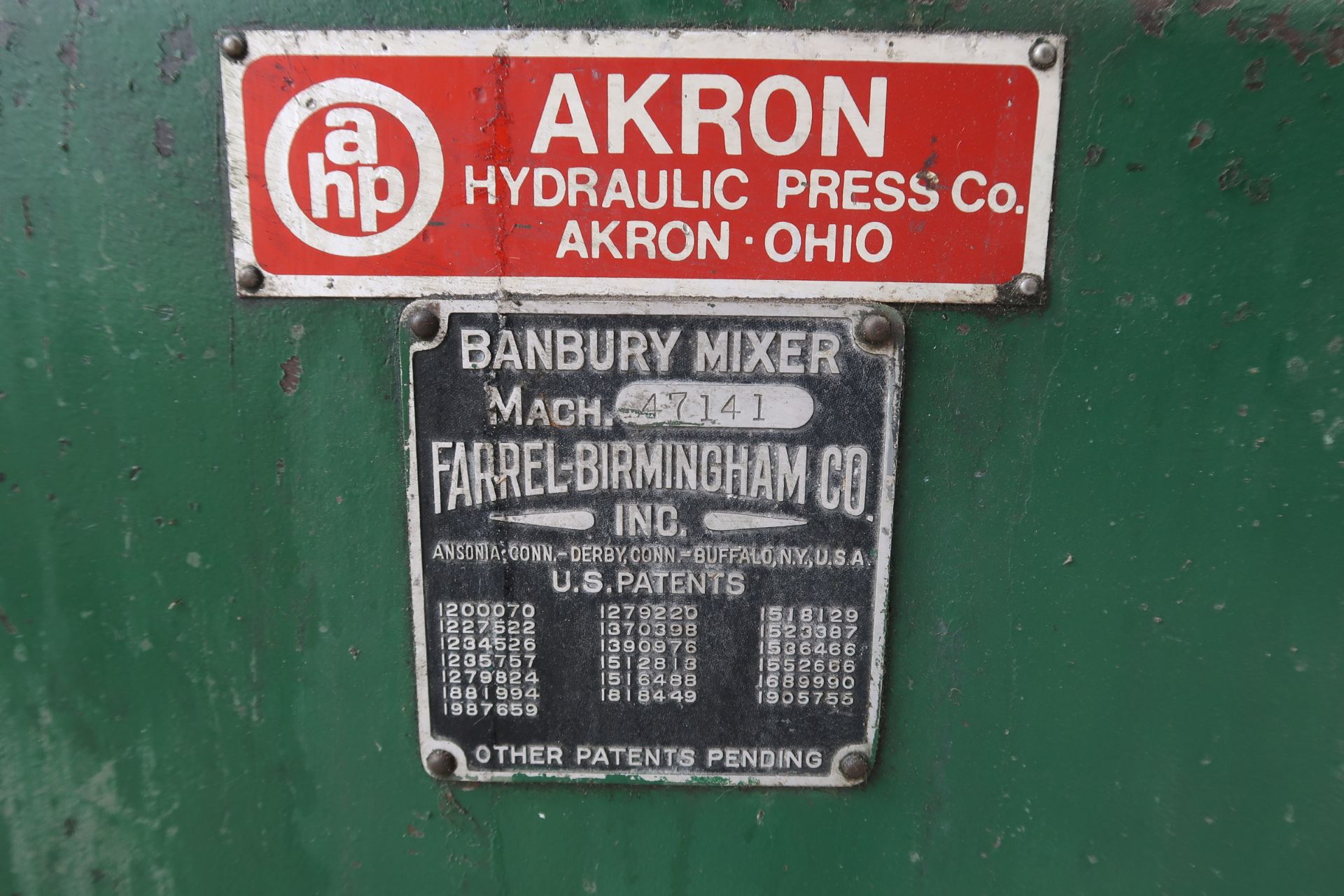 Farrel-Birmingham "Banbury Mixer" Rubber Mixer s/n 47141 (SOLD AS-IS - NO WARRANTY) - Image 8 of 8
